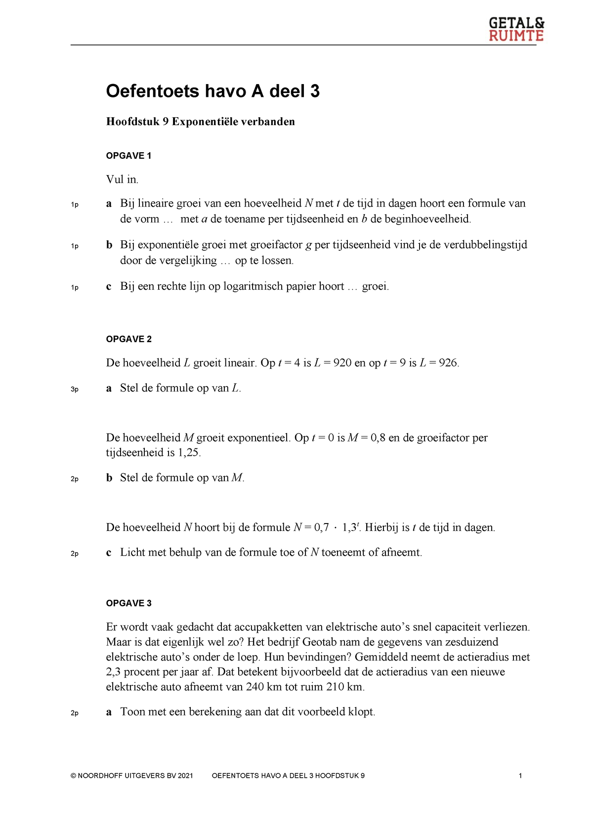 GR12-HA3-09-Oefentoets - Oefentoets Havo A Deel 3 Hoofdstuk 9 ...