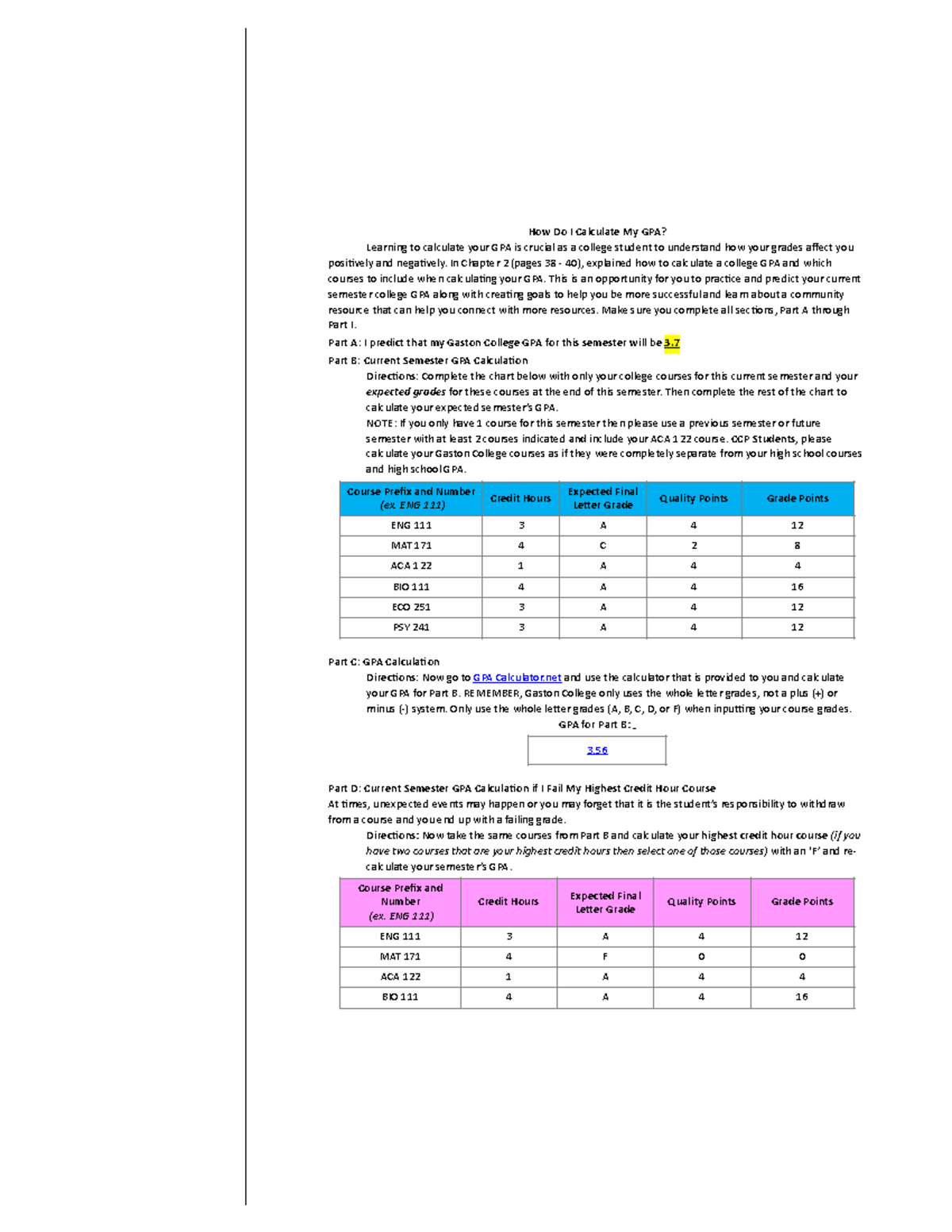 How Do I Calculate My GPA - How Do I Calculate My GPA? Learning to ...