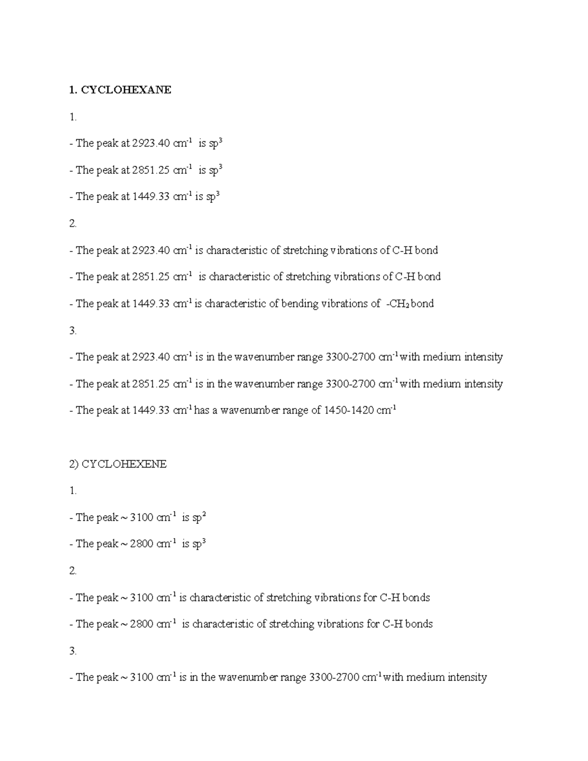Lab Report 6 IR Spectroscopy CHM 336 CSU Studocu