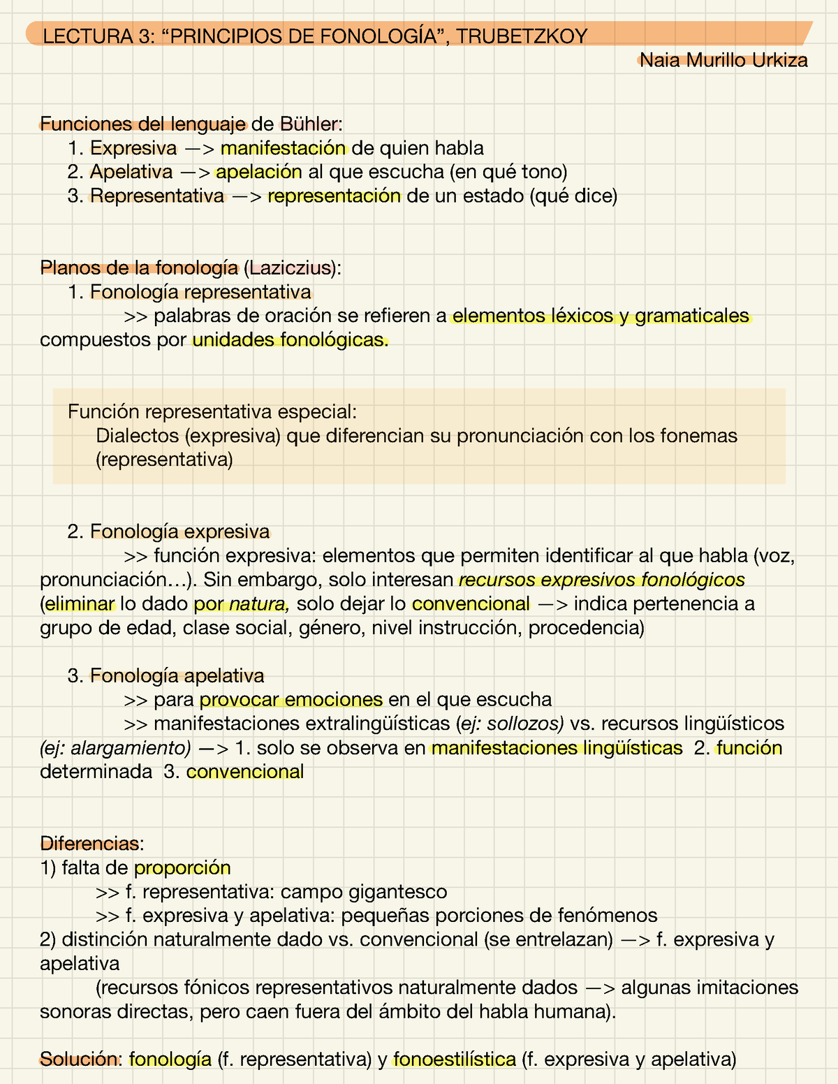 3 Resumen Lectura Lectura 3 “principios De FonologÍa” Trubetzkoy Naia Murillo Urkiza 5558