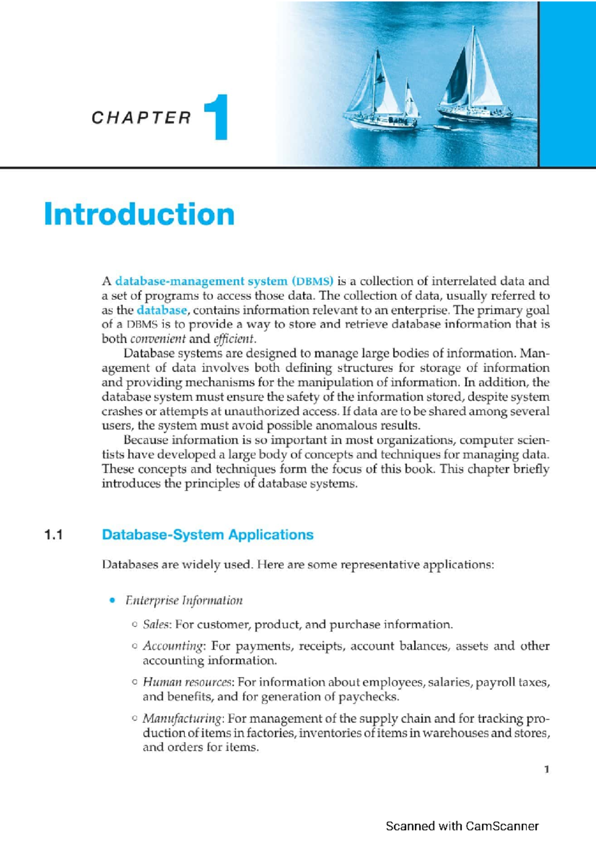 DBMS Chapter -1 A Database Management System (DBMS) Is A Software Tool ...