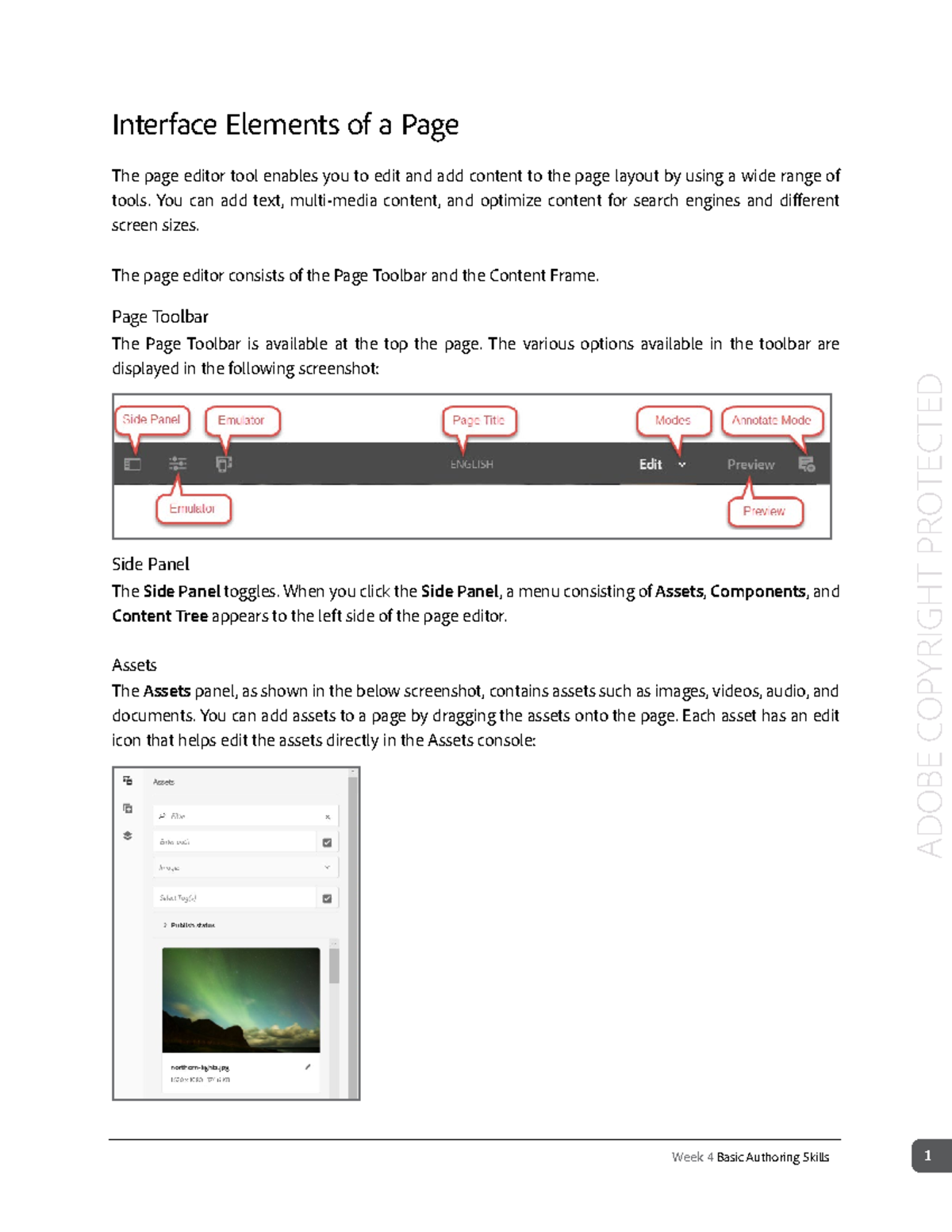 DIG10003 Module 04B HS1 2020 - Interface Elements of a Page The page ...