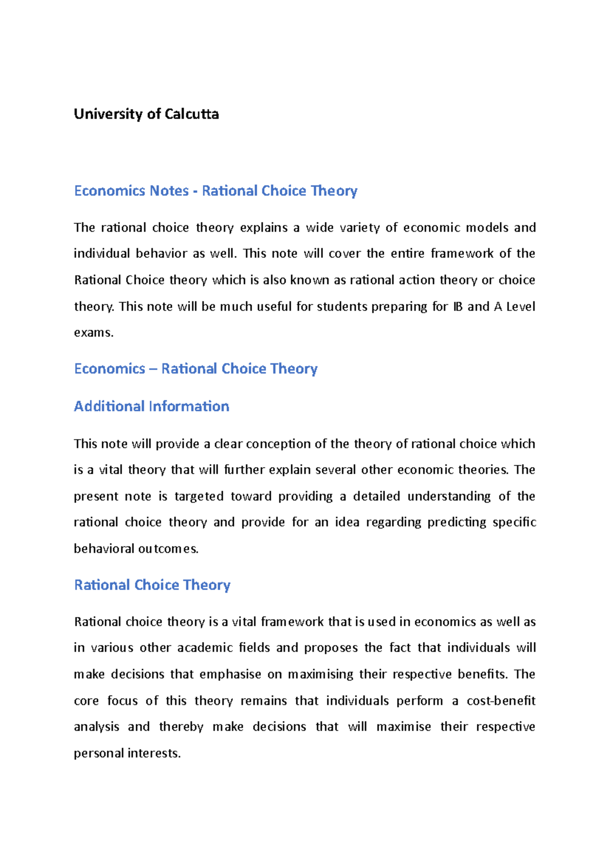 rational-choice-theory-university-of-calcutta-economics-notes