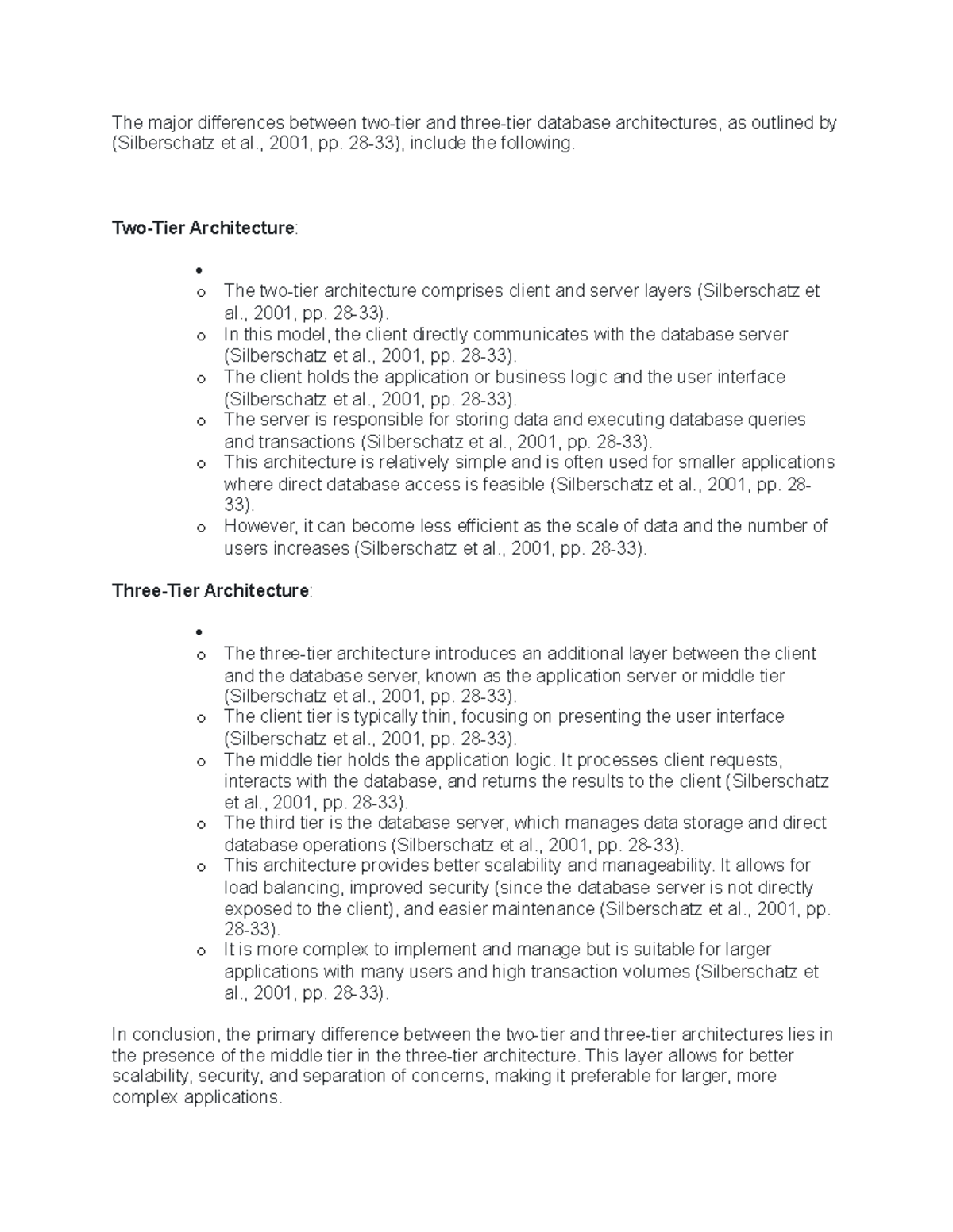 Discussion forum - The major differences between two-tier and three ...