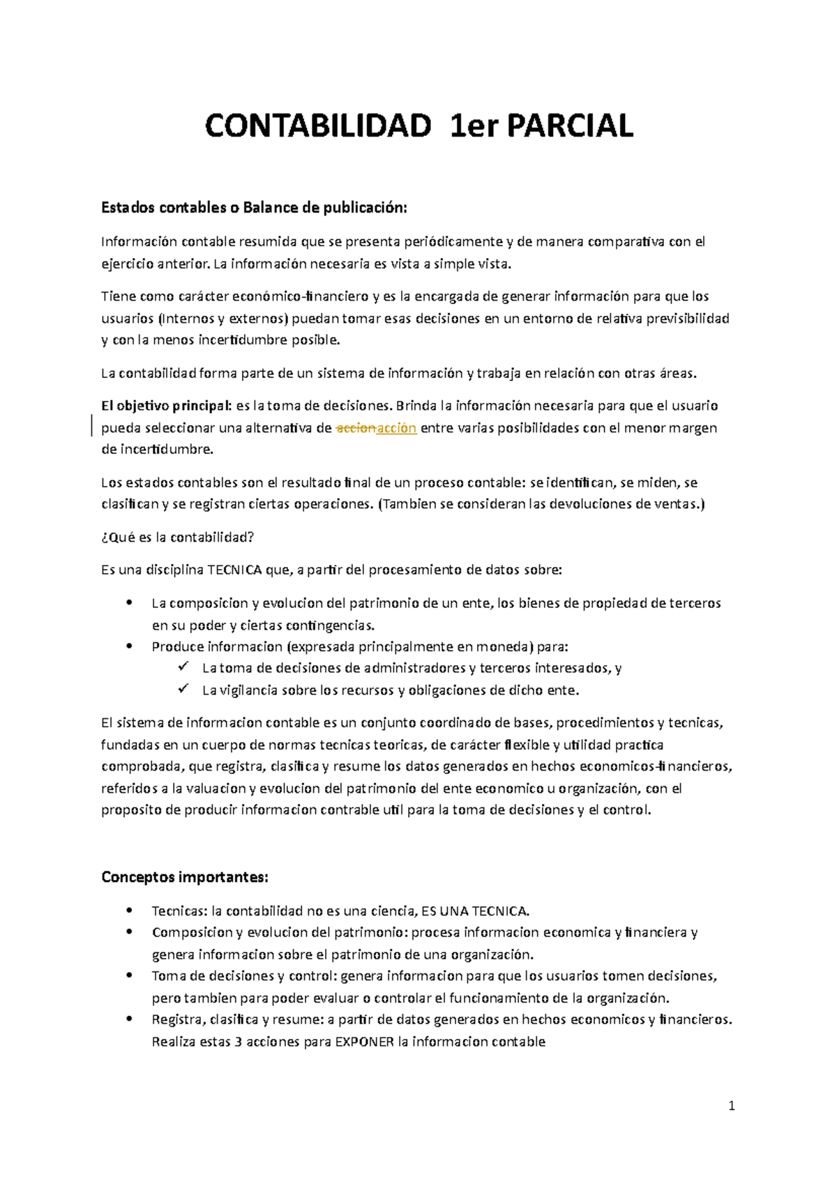 Resumen Contabilidad M1-M2 - CONTABILIDAD 1er PARCIAL Estados Contables ...