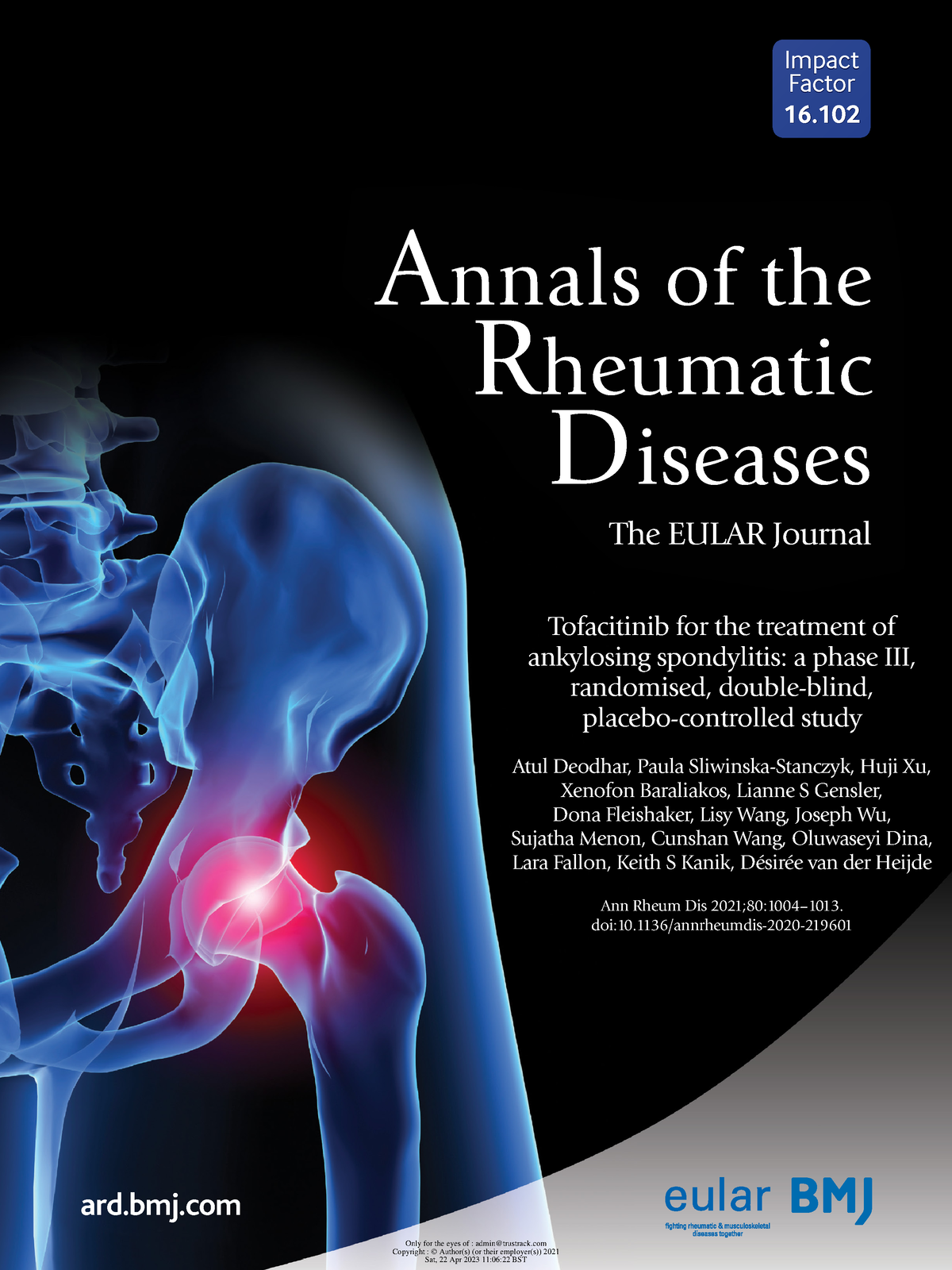 ARD 13 23 EPrint Paper Annals of the Rheumatic Diseases The EULAR