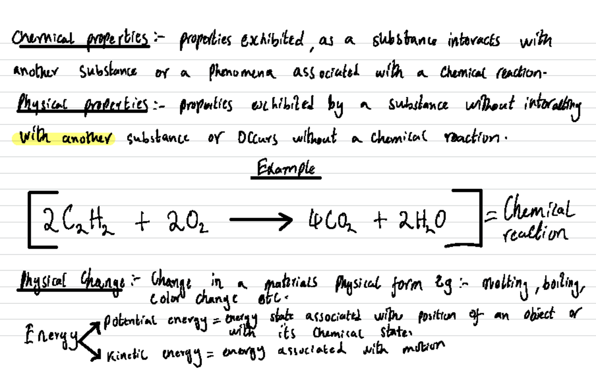 Chem1411-Teacher: Thomas Ready - Chemical properties properties ...