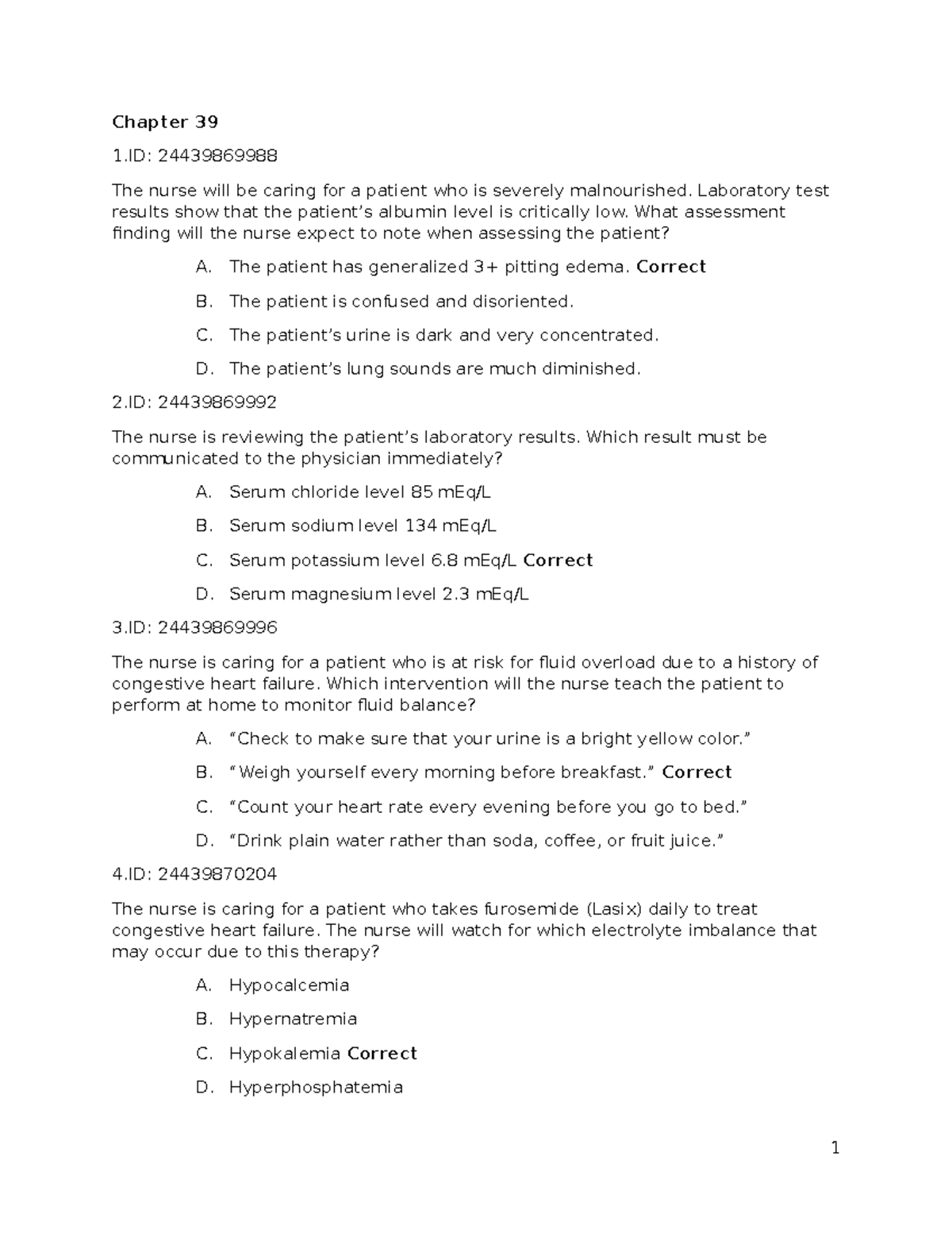Chaper 39 and Chapter 40 Answer Key - Chapter 39 1: 24439869988 The ...