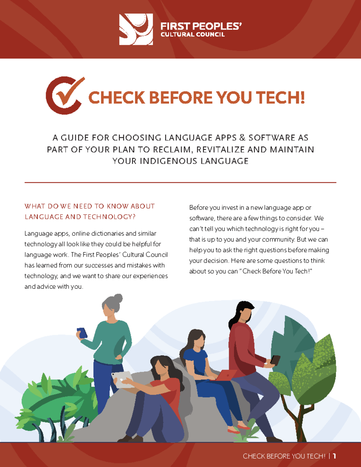 FPCC Check Before You Tech - CHECK BEFORE YOU TECH! | 1 A GUIDE FOR ...