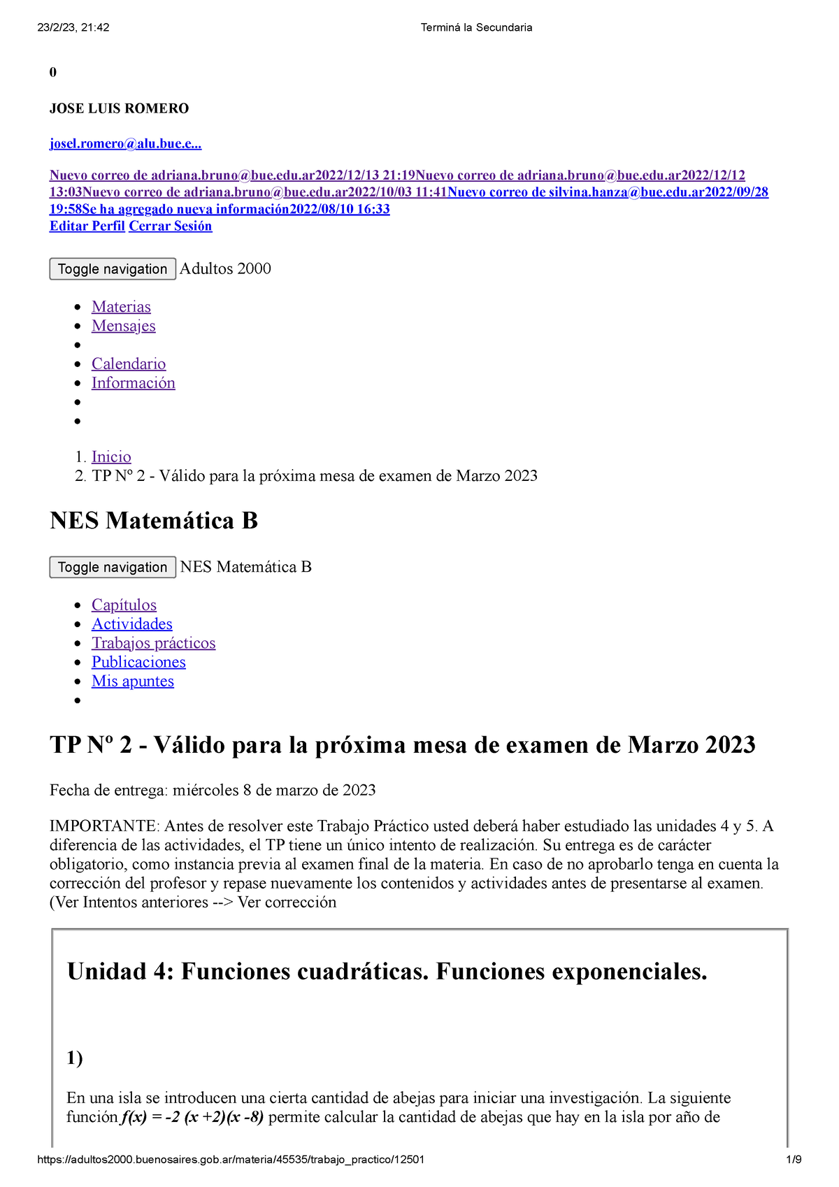 Matematicab 2 - Matematica B Apuntes - 0 JOSE LUIS ROMERO Josel@alu.bue ...