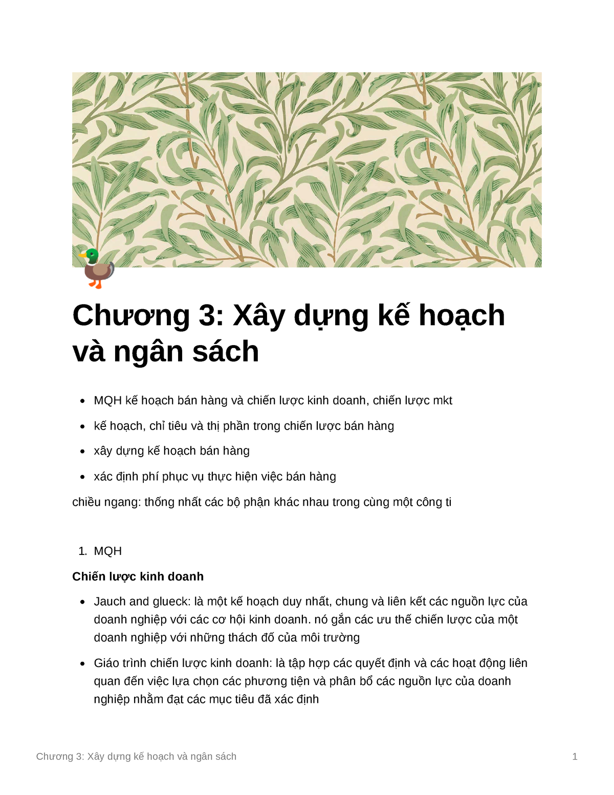 Chng 3 Xy Dng K Hoch V Ngn Sch - ́ Chương 3: Xây Dựng Kế Hoạch Và Ngân ...