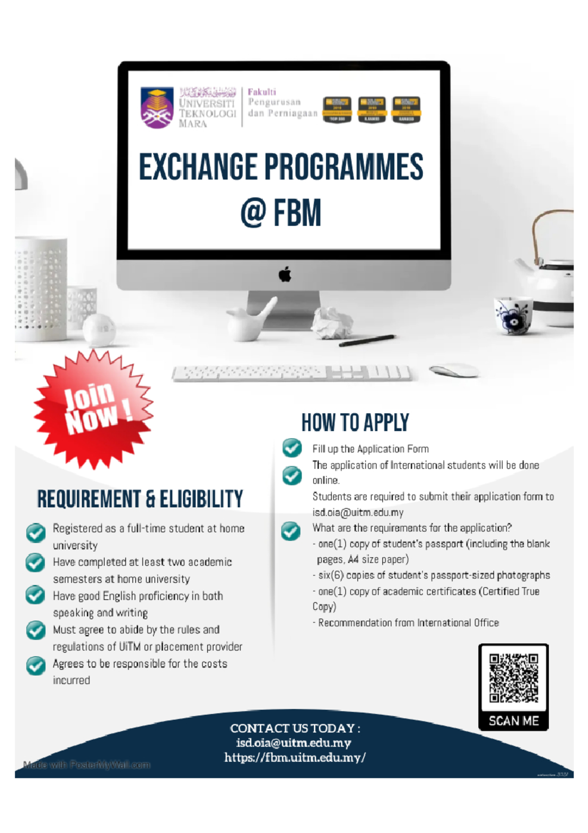 Exchange programme fbm march 2022 - E X C H A N G E P R O G R A M M E S ...