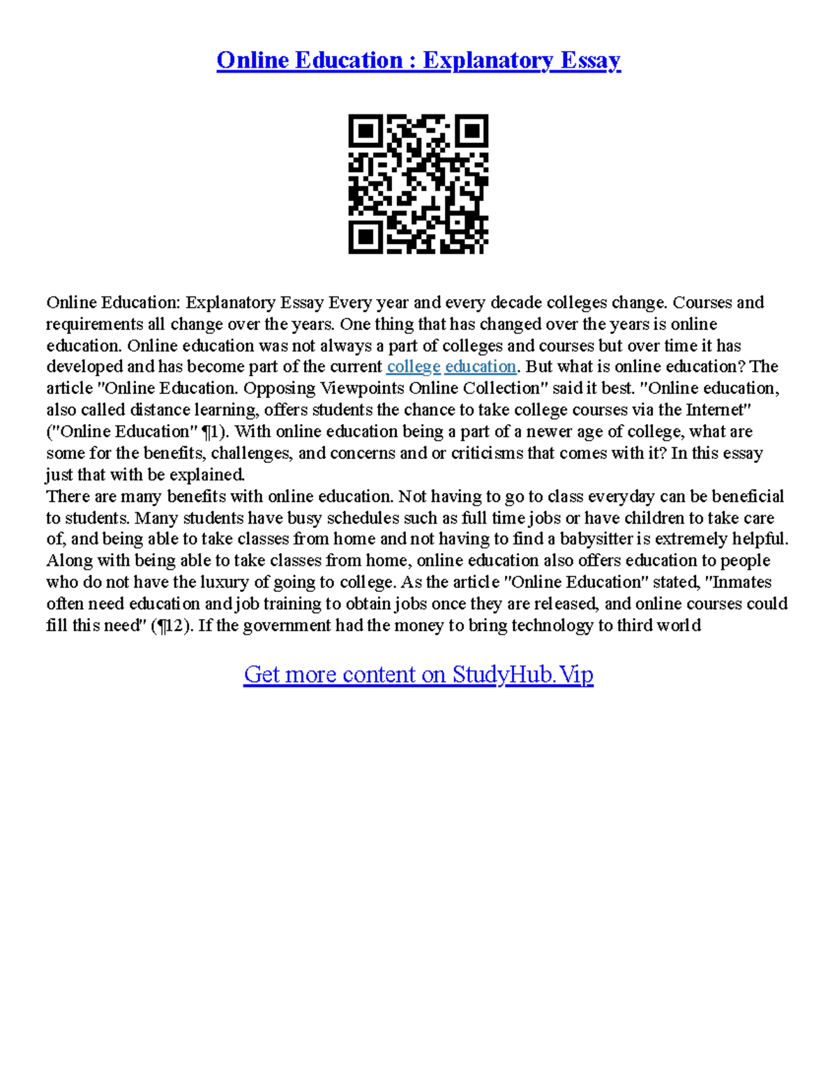 How To Write A Explanatory Essay - Online Education : Explanatory Essay ...