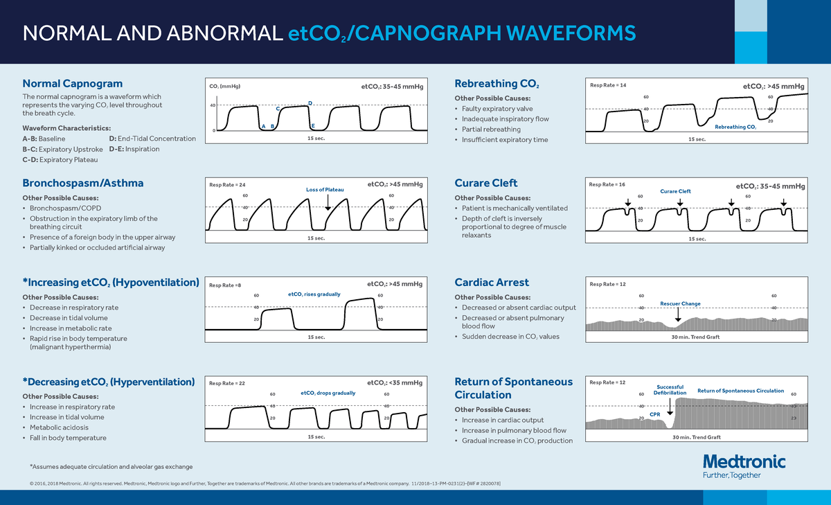 Capnography Normal Values