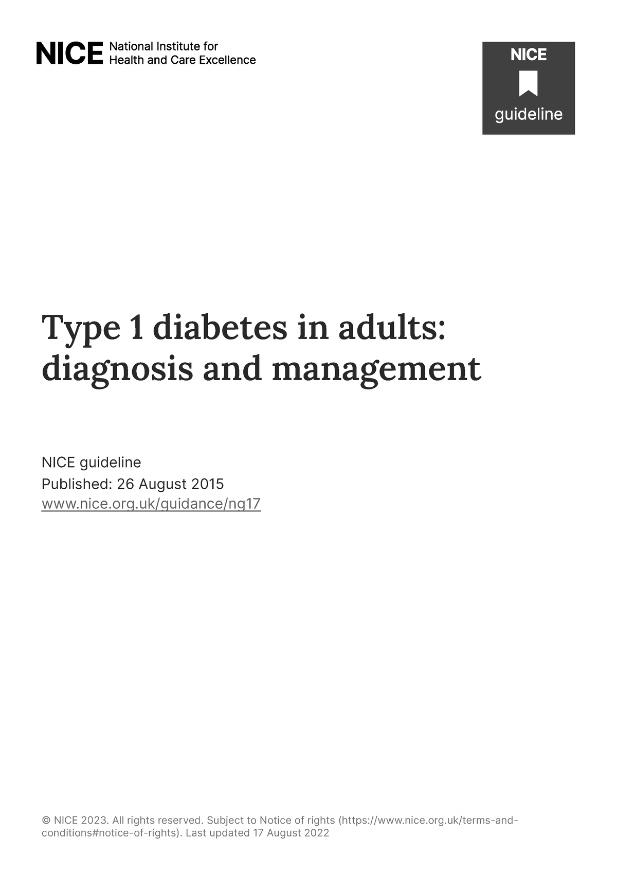 type 1 diabetes literature review pdf