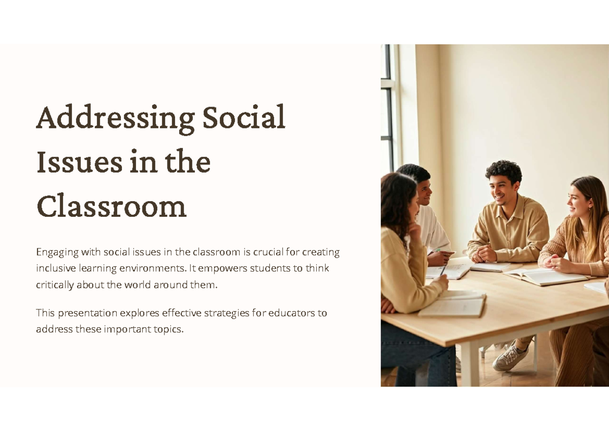 Week-8-Addressing-Social-Issues-in-the-Classroom Dave-Gagarin ...
