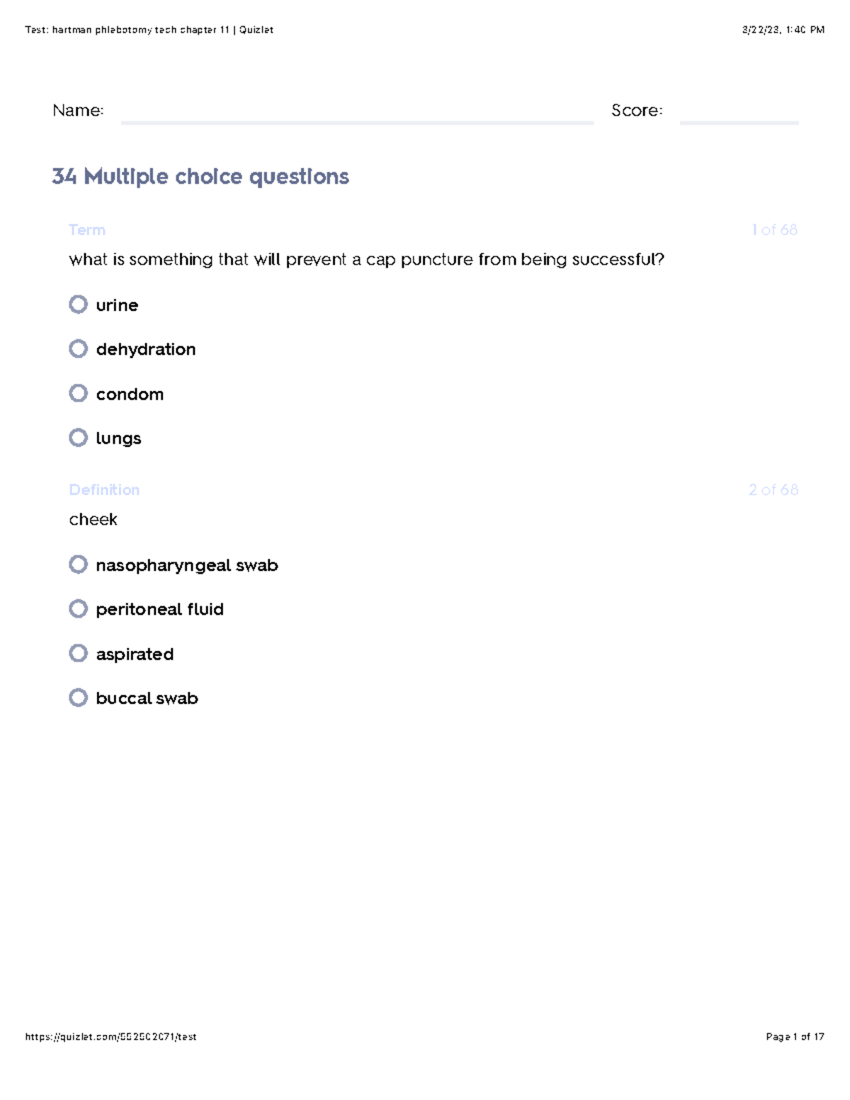 Hartman Value Profile Test Answers