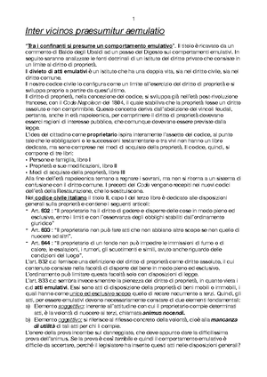 Inter Vicinos Riassunto 53513 Studocu