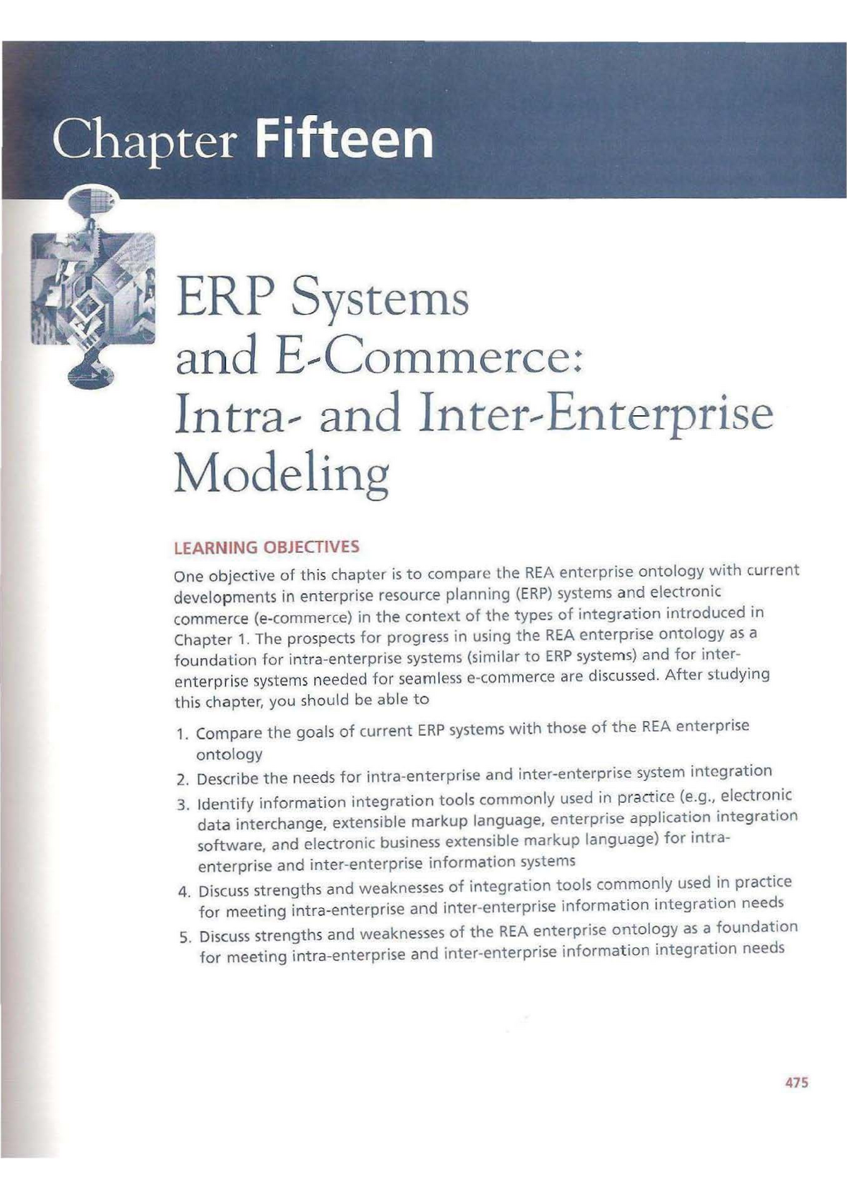 Chapter 15 - ERP Systems And E Commerce, Intra- And Inter-Enterprise ...