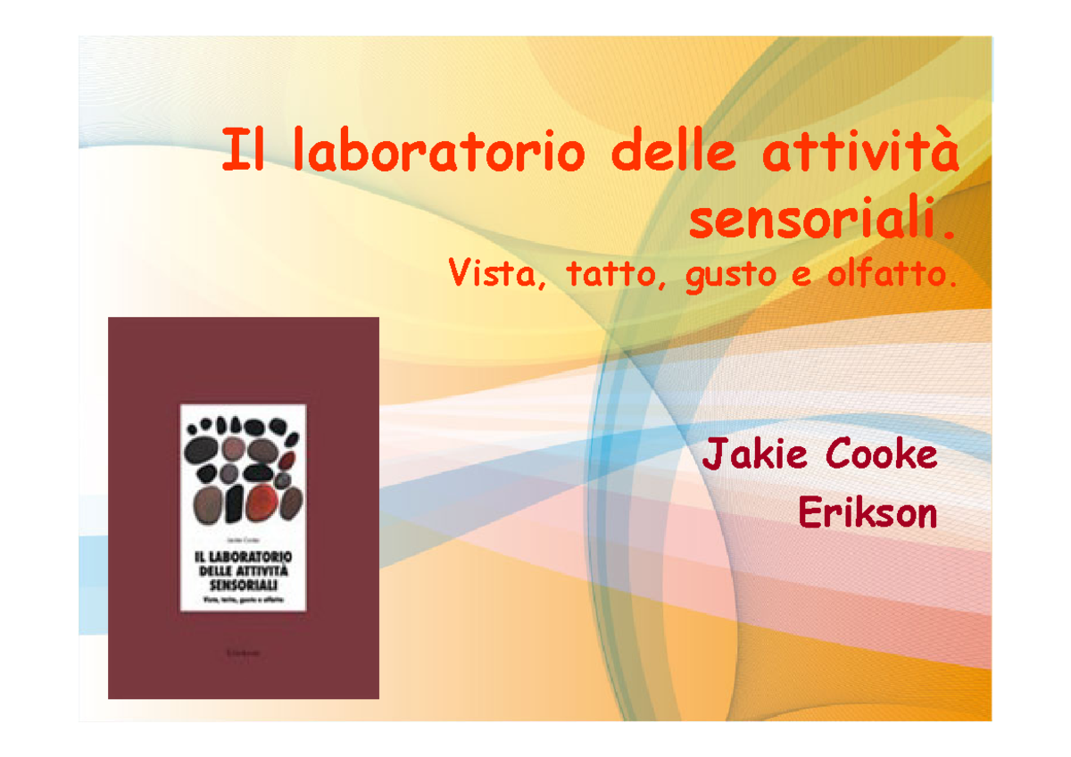 Il Laboratorio Delle Attività Sensoriali Pdf