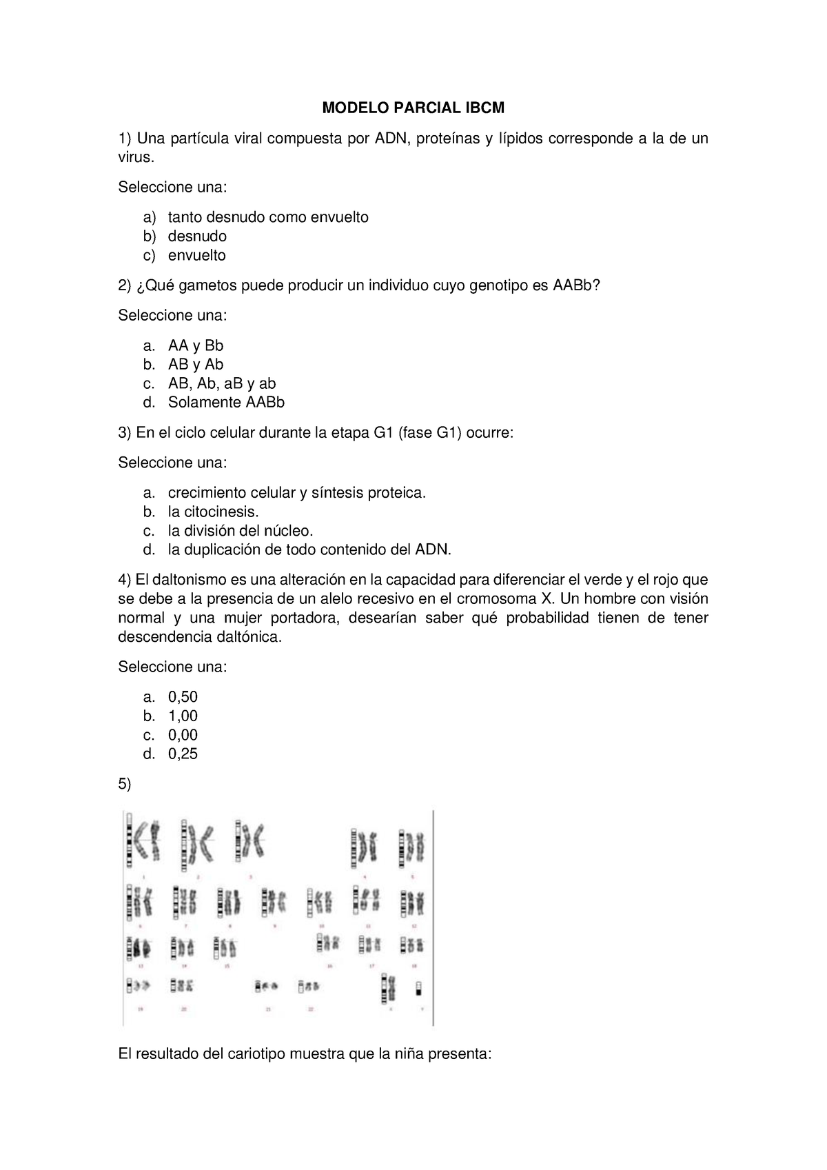 Modelo 2do Parcial IBCM - MODELO PARCIAL IBCM Una Partícula Viral ...