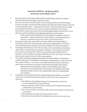 Econ 2230 Notes Part Iiia Econ 2230 01 Studocu