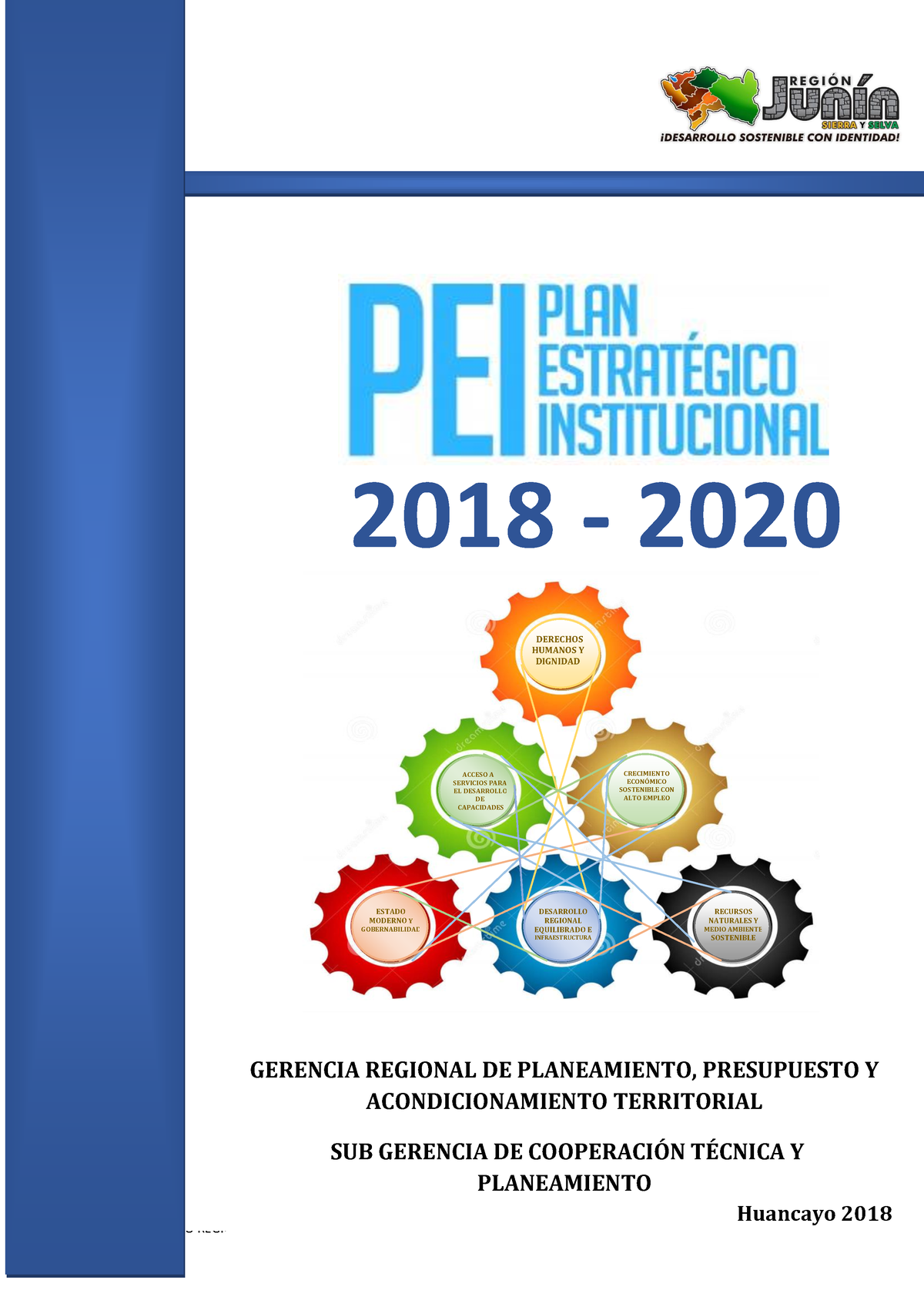 Plan Estrat Gico Institucional 2018-2020 - 2018 - 2020 DERECHOS HUMANOS ...