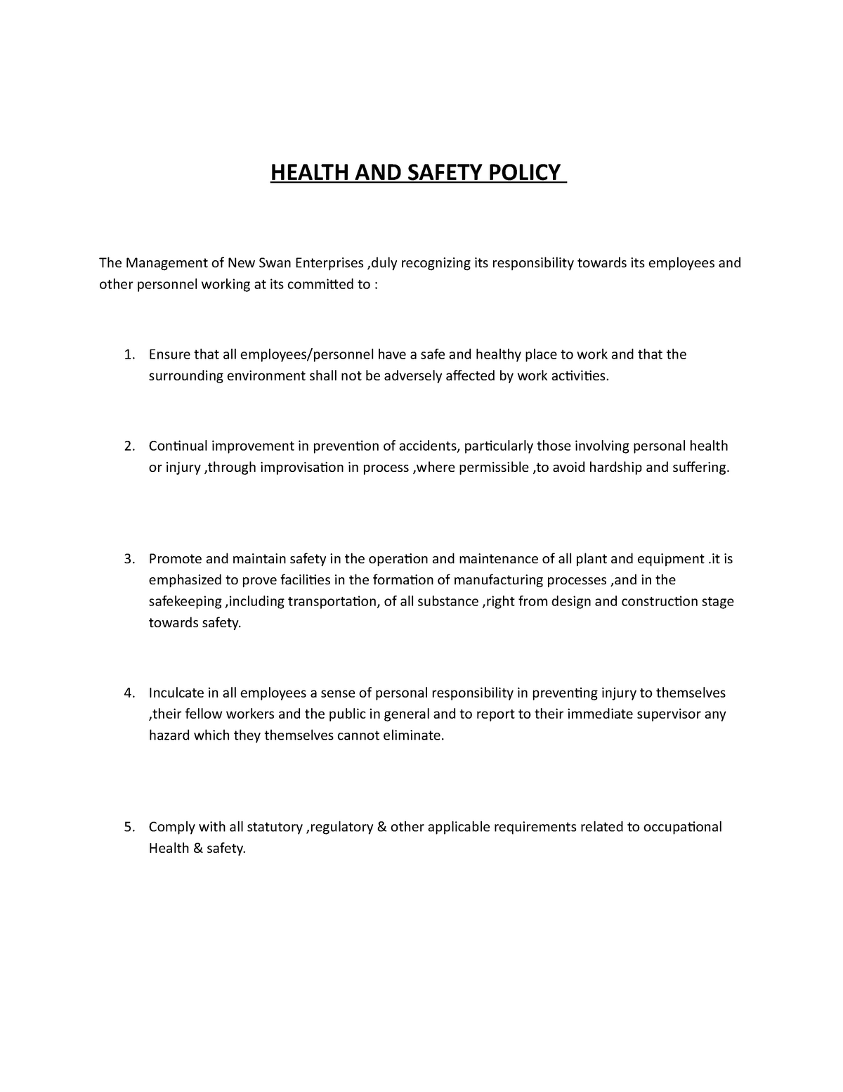 health-and-safety-policy-health-and-safety-policy-the-management-of