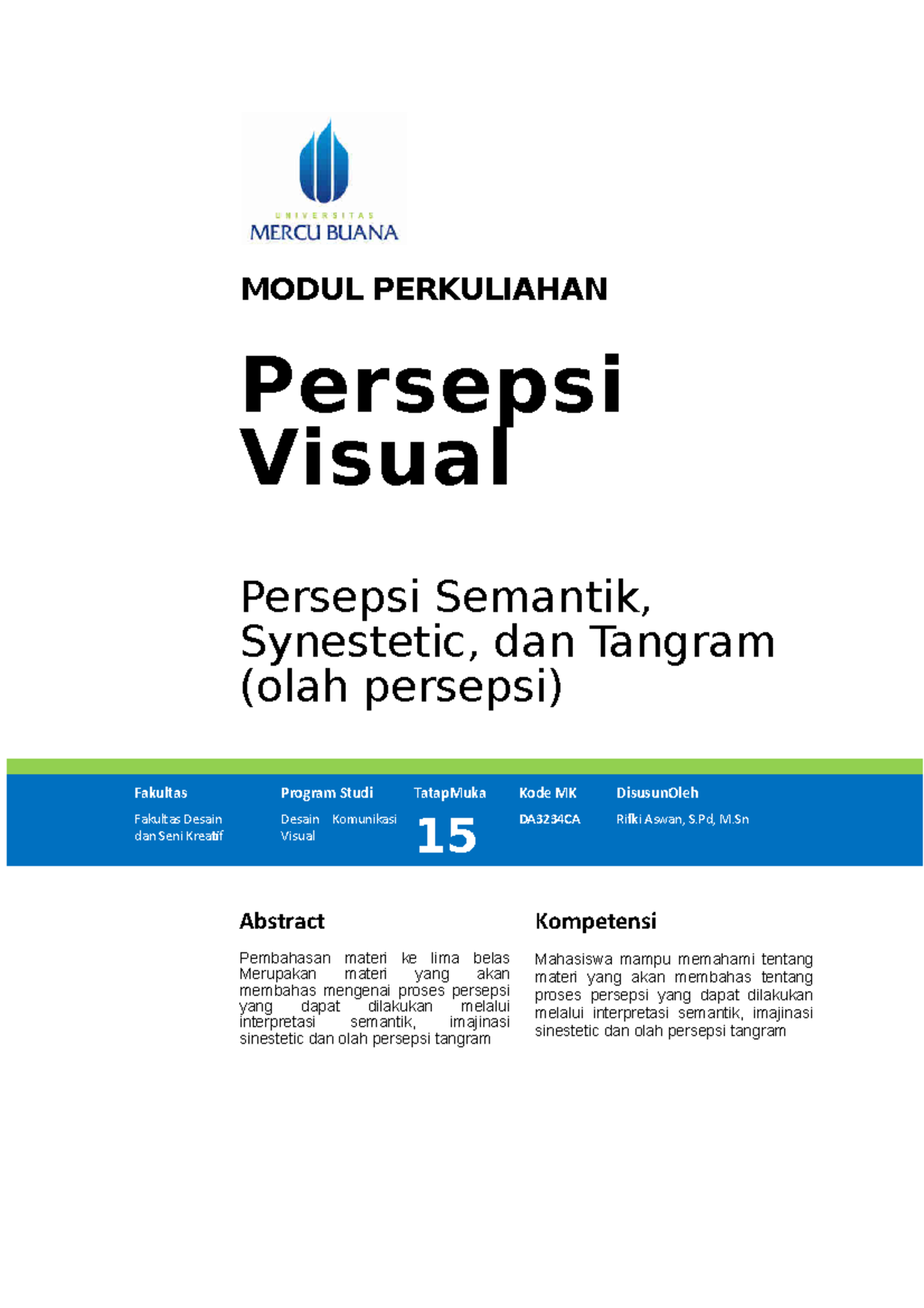 Modul Presepsi Visual [TM14] - MODUL PERKULIAHAN Persepsi Visual ...