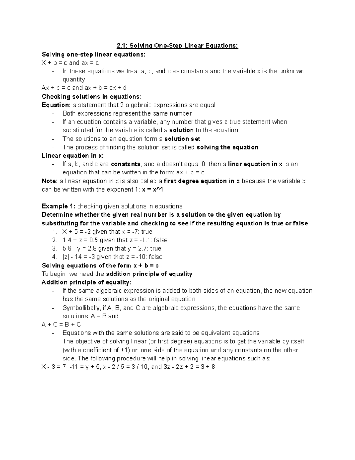 2-1-math-notes-2-solving-one-step-linear-equations-solving-one