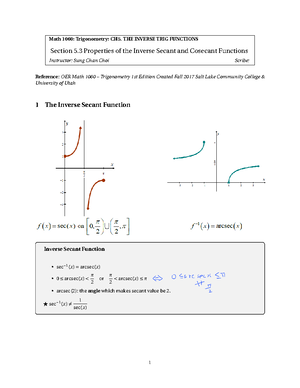 Properties of inverse cosine and sine functions - Math 1060 ... image.