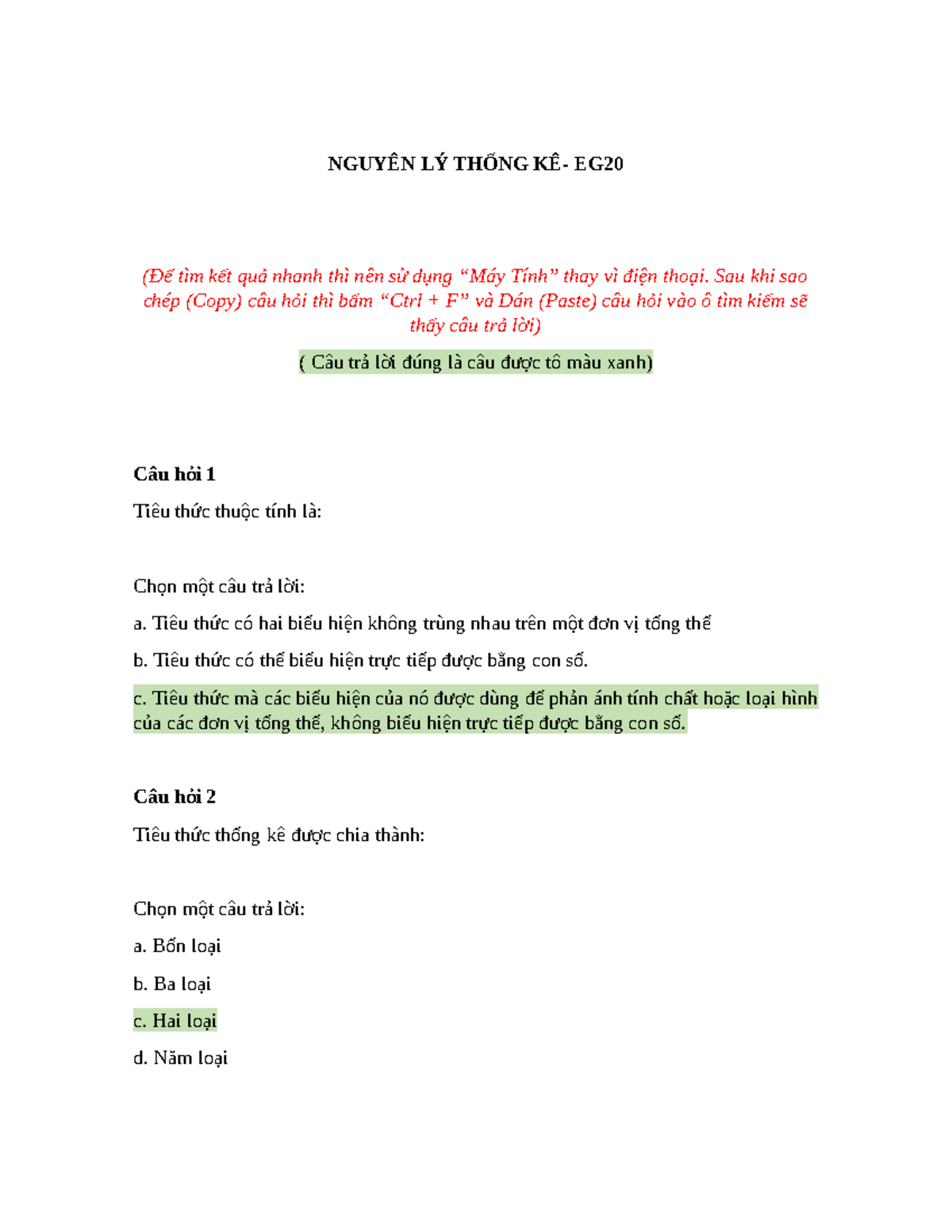 [123doc] - 130-cau-dap-an-nguyen-ly-thong-ke-eg20-ehou - NGUYÊN LÝ ...