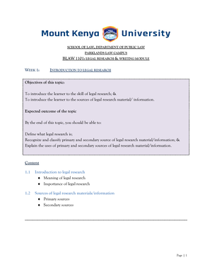 legal research and writing exam questions kenya