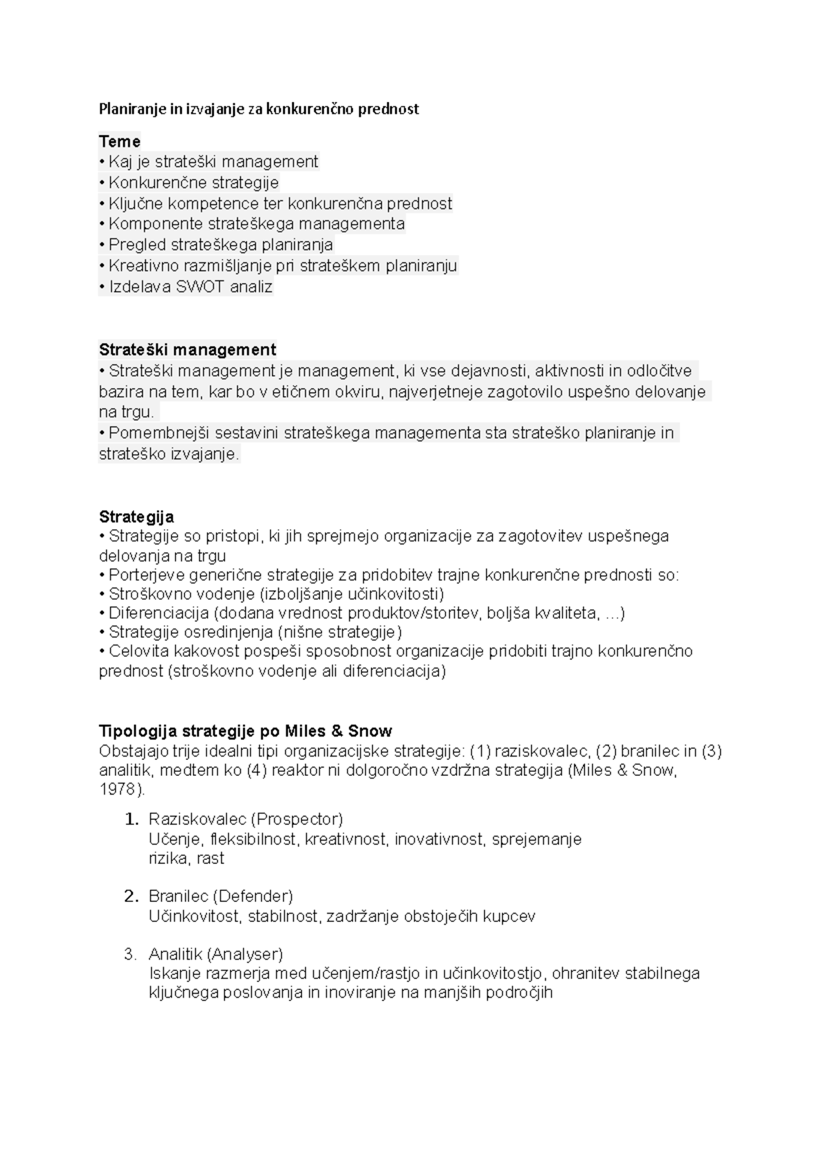 Tqm predavanja Tqm predavanja - Planiranje in izvajanje za konkurenčno ...