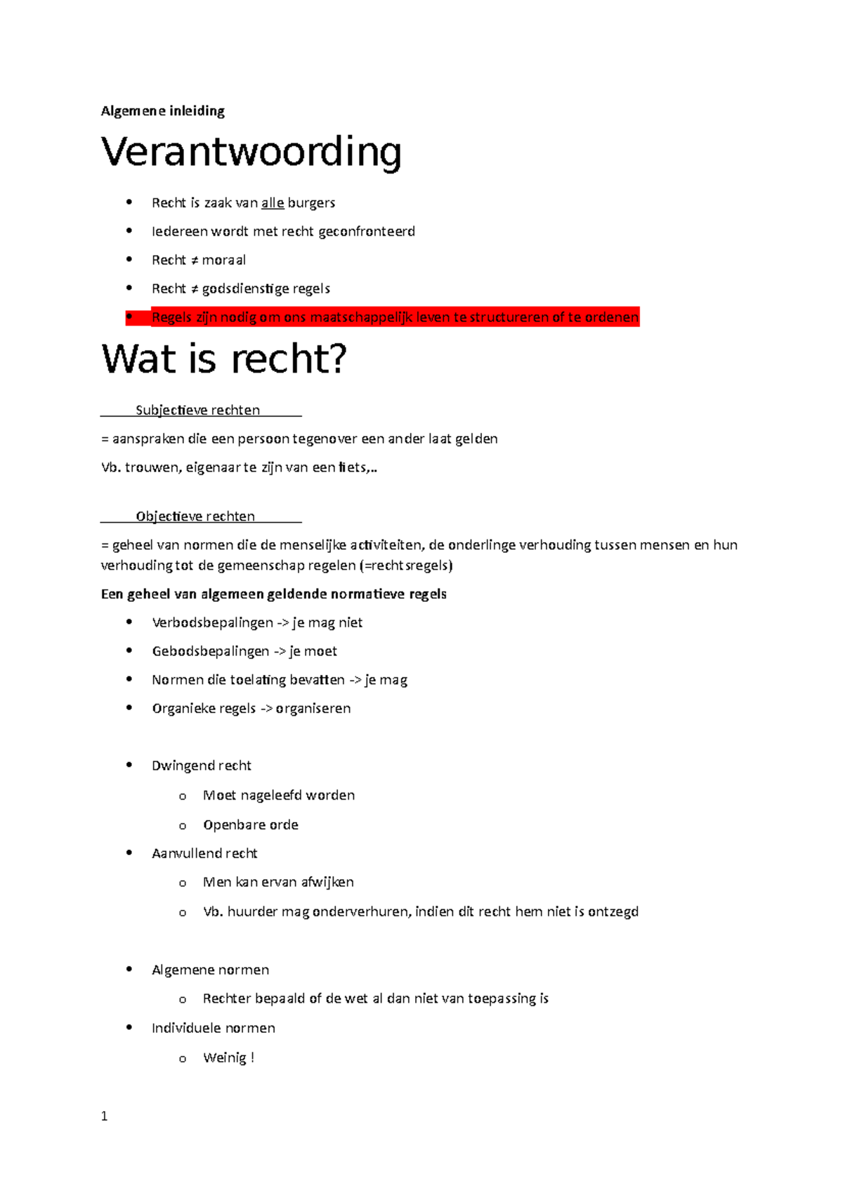 Recht - Trouwen, Eigenaar Te Zijn Van Een Fiets,.. Objectieve Rechten ...