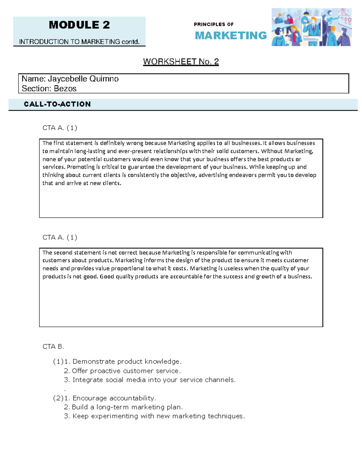 Bezos Quimno Principles-of-Marketing- Worksheet-No - PRINCIPLES OF ...