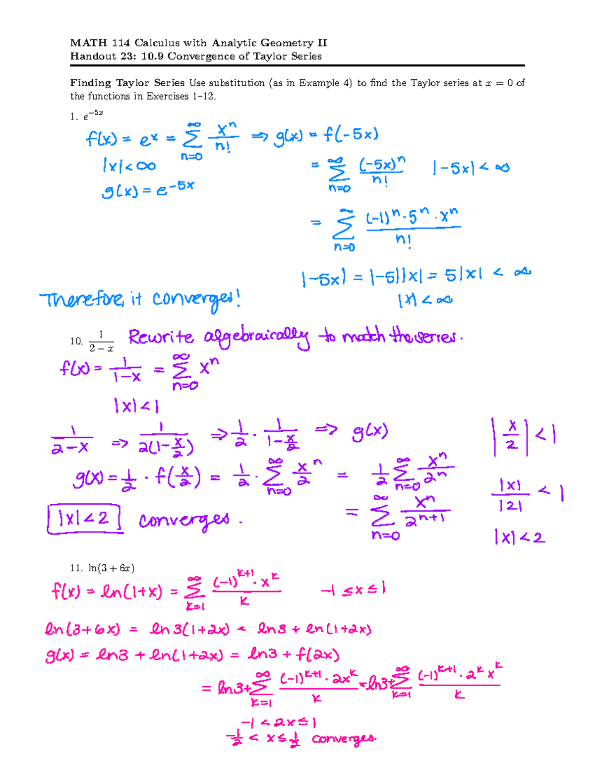 calculus 4 homework