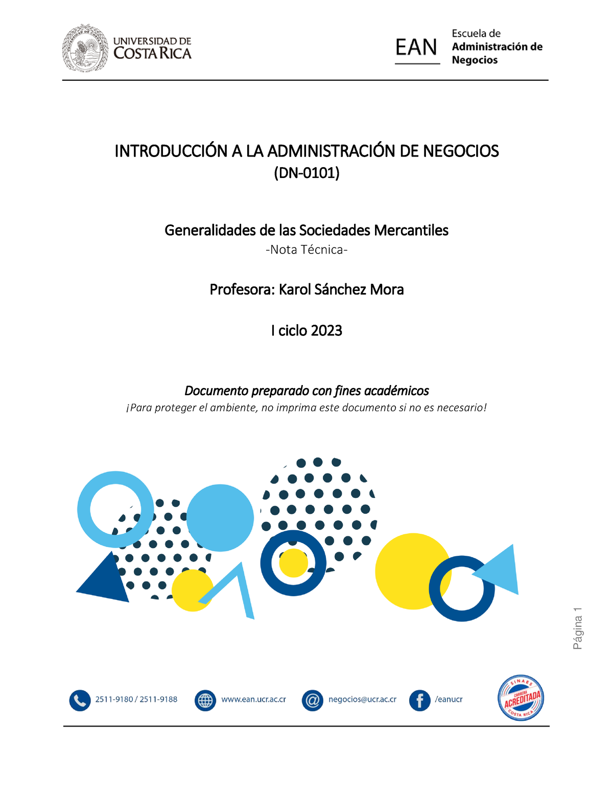 2023 Nota T Ã©cnica 2 - Generalidades De Las Sociedades Mercantiles ...