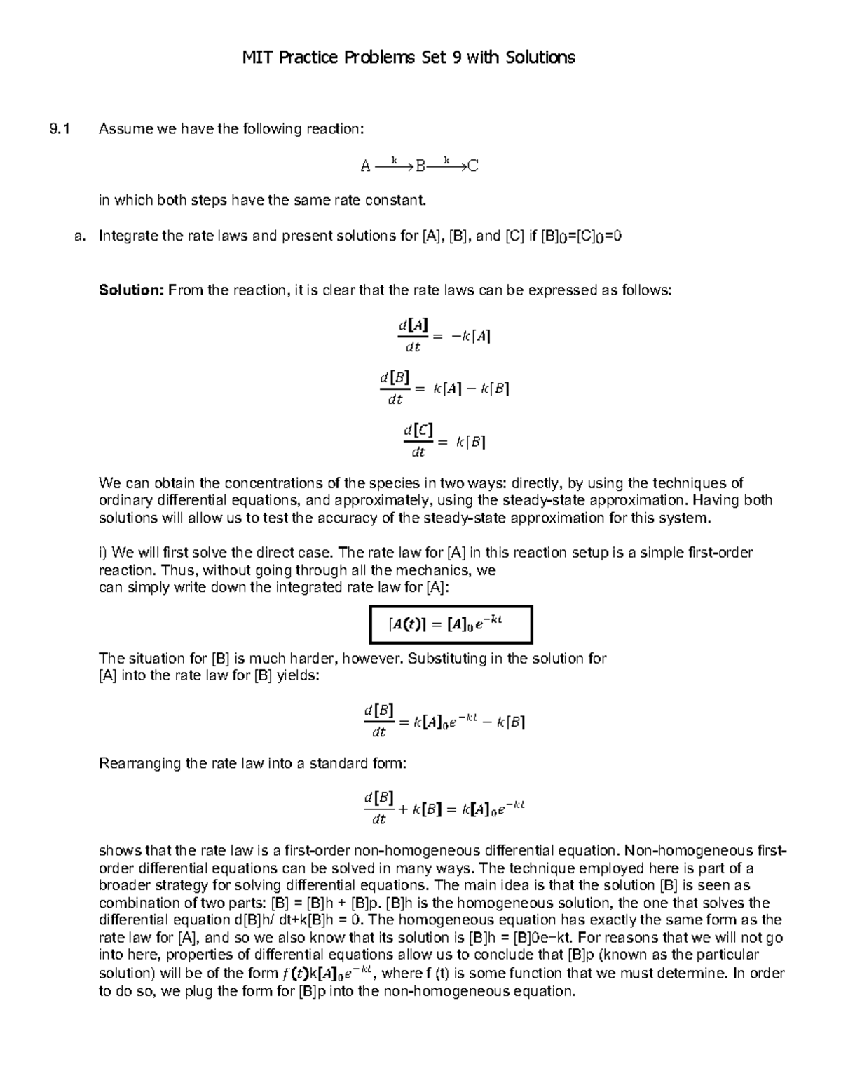 Practice Problems Set 9 with Solutions - 5 Fall, 2017 Problem Set #9 ...