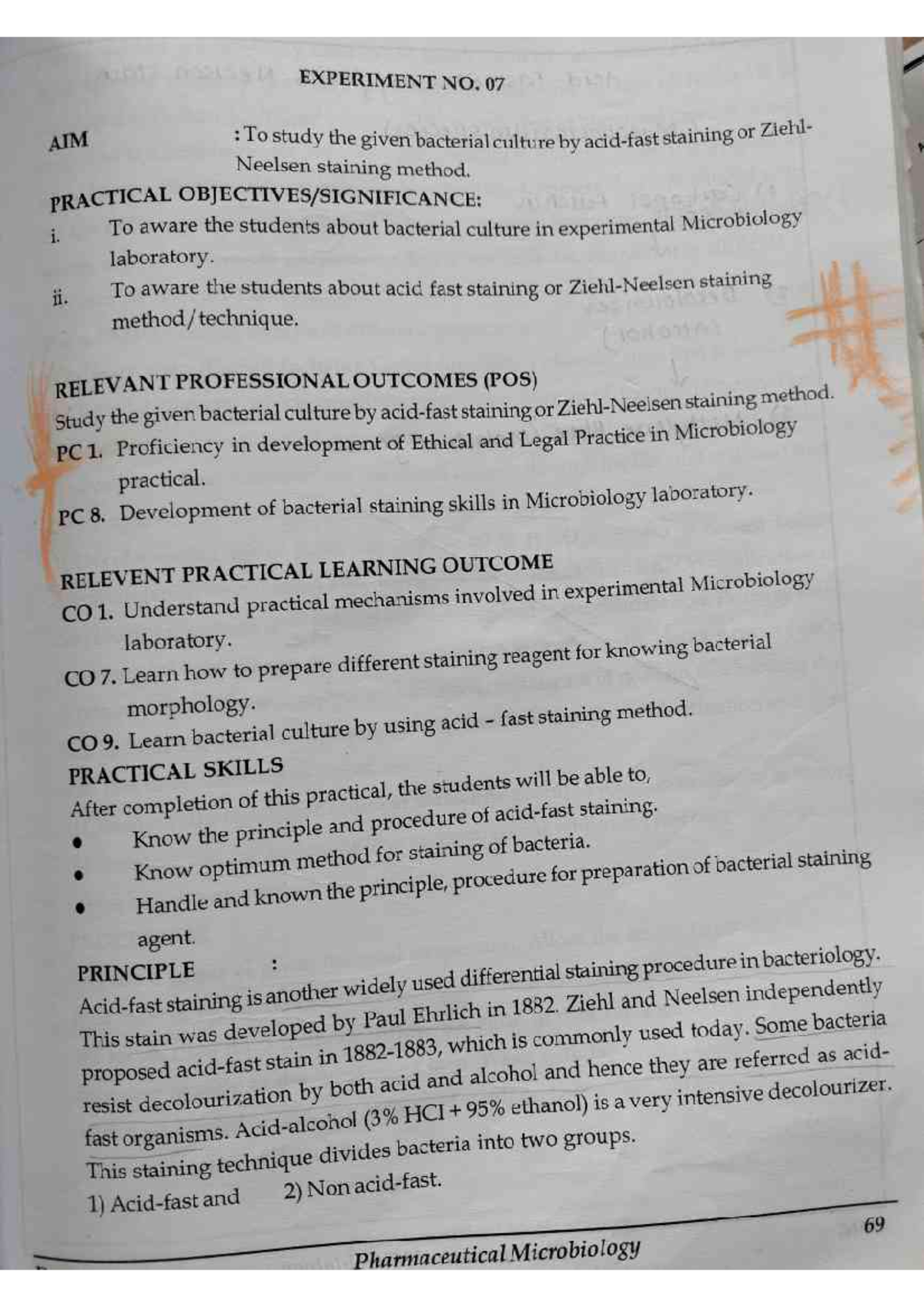 Microbiology journal EXPERIMENT NO. 07 AIM To study the given