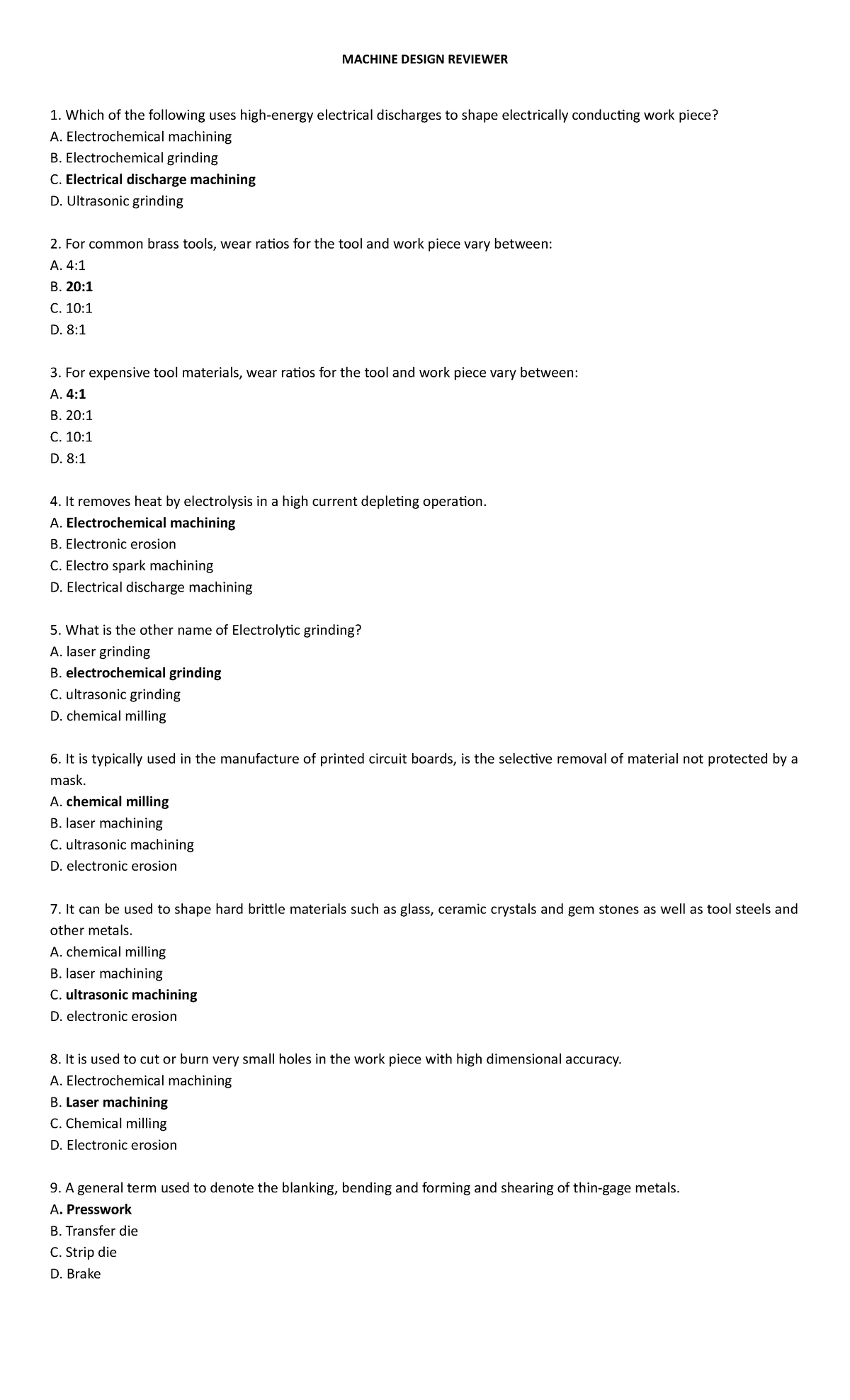 REVIEWER FOR MACHINE 2 - Algebra and Trigonometry - MSU Main - Studocu