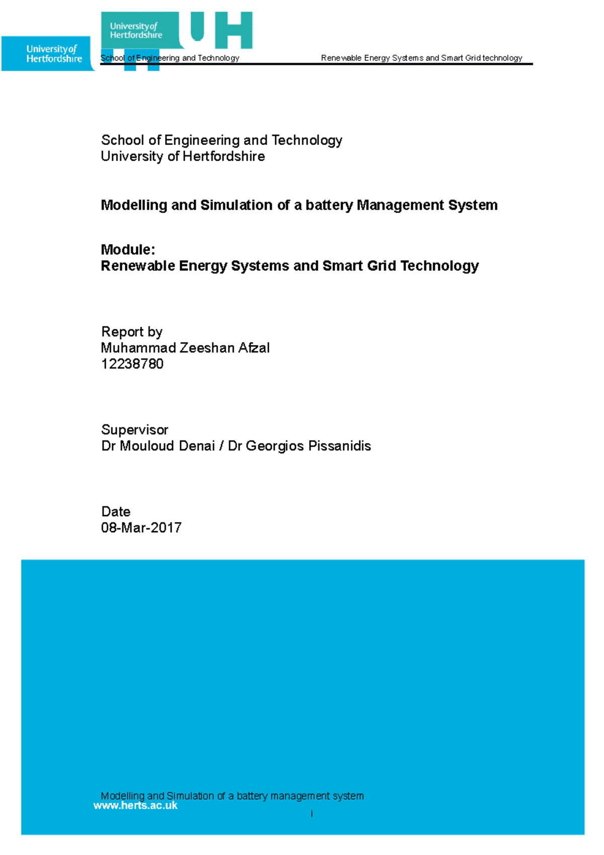 12238780 Modeling and Simulation of a Battery Management System ...