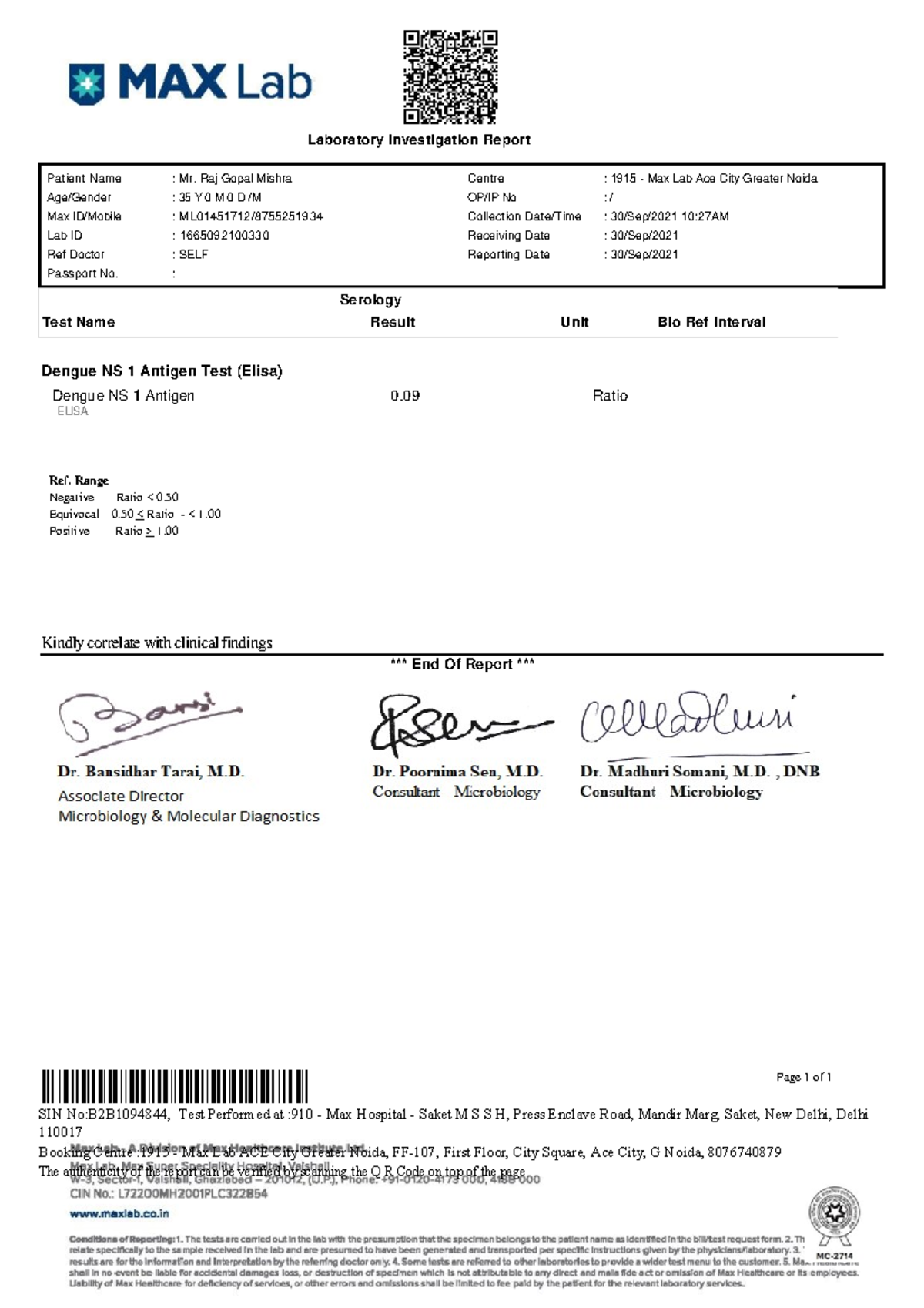 Hello How are you , My - Dengue NS 1 Antigen Test (Elisa) Dengue NS 1 ...