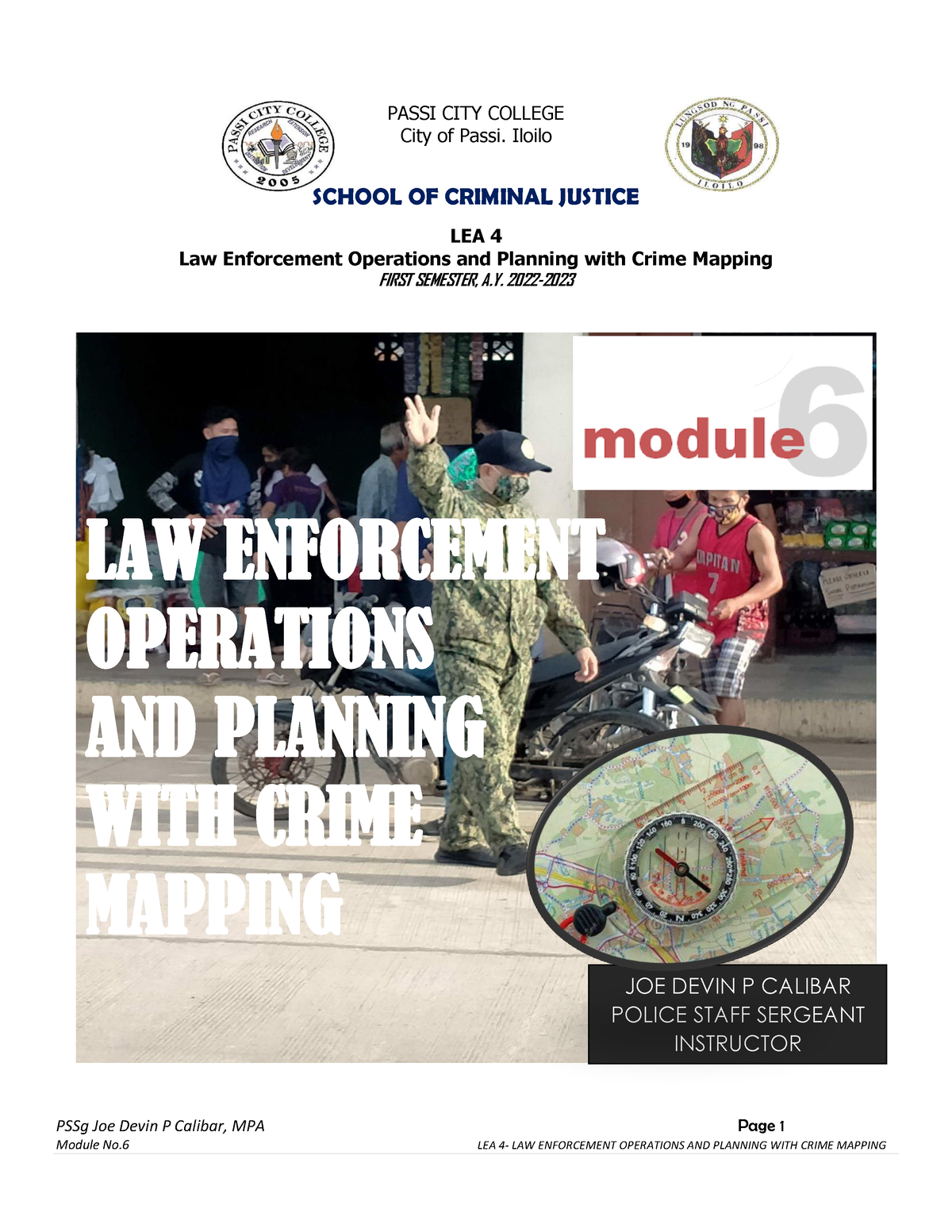 Module 6-LEA-4 - This Document Focuses On Law Enforcement And Crime ...