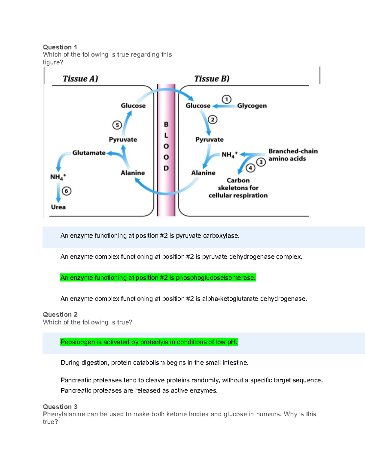 Document 1 - Exam - Question 1 Which of the following is true regarding ...