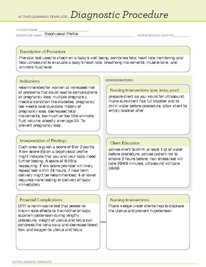 Ultrasound Diagnostic Procedure ATI Template.pdf - ACTIVE LEARNING ...