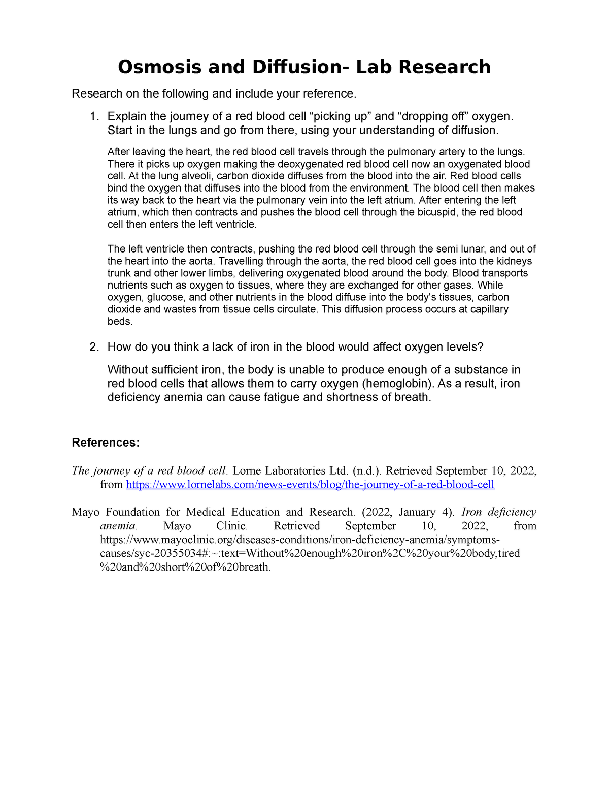 osmosis diffusion case study answers