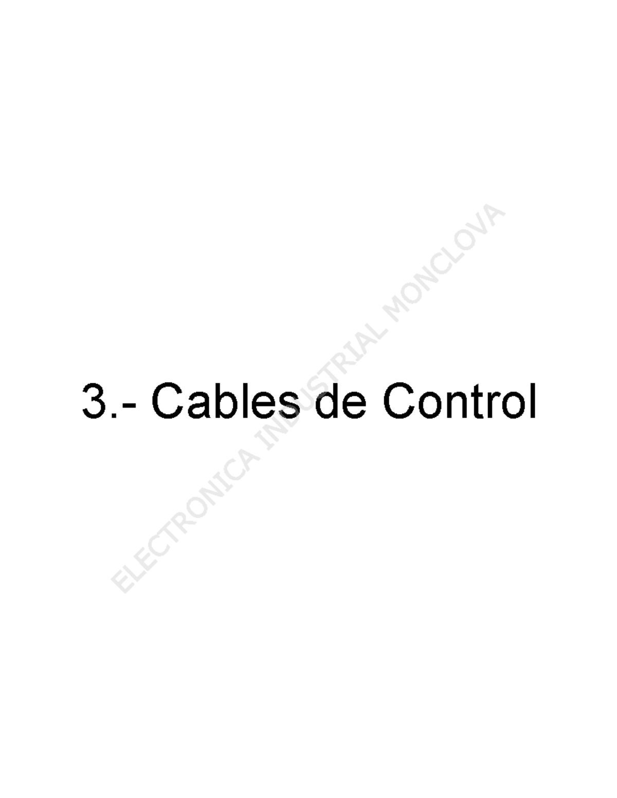 3 cablesdecontrol Cables de control tipo termopar 3. Cables de