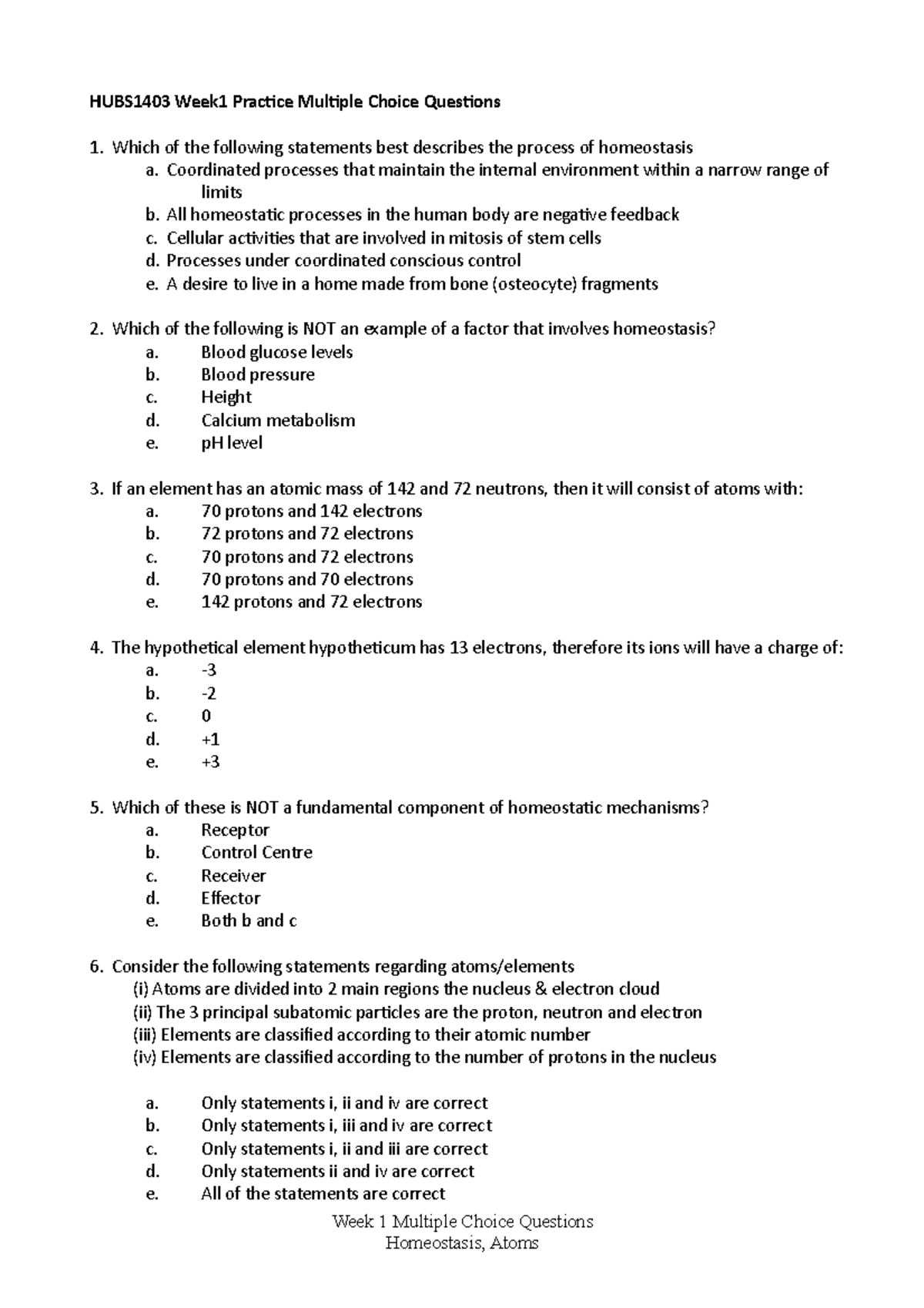 HUBS1403 Pracise MCQ - HUBS1403 Week1 Practice Multiple Choice ...