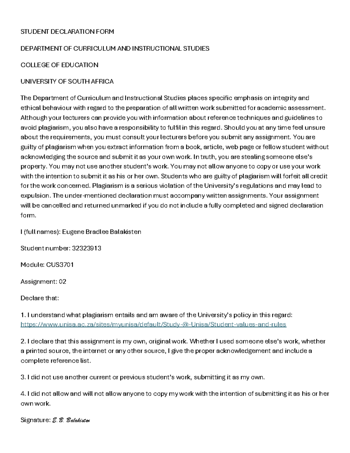Cus 3702 assignment 2 according to the university lecture notes that ...